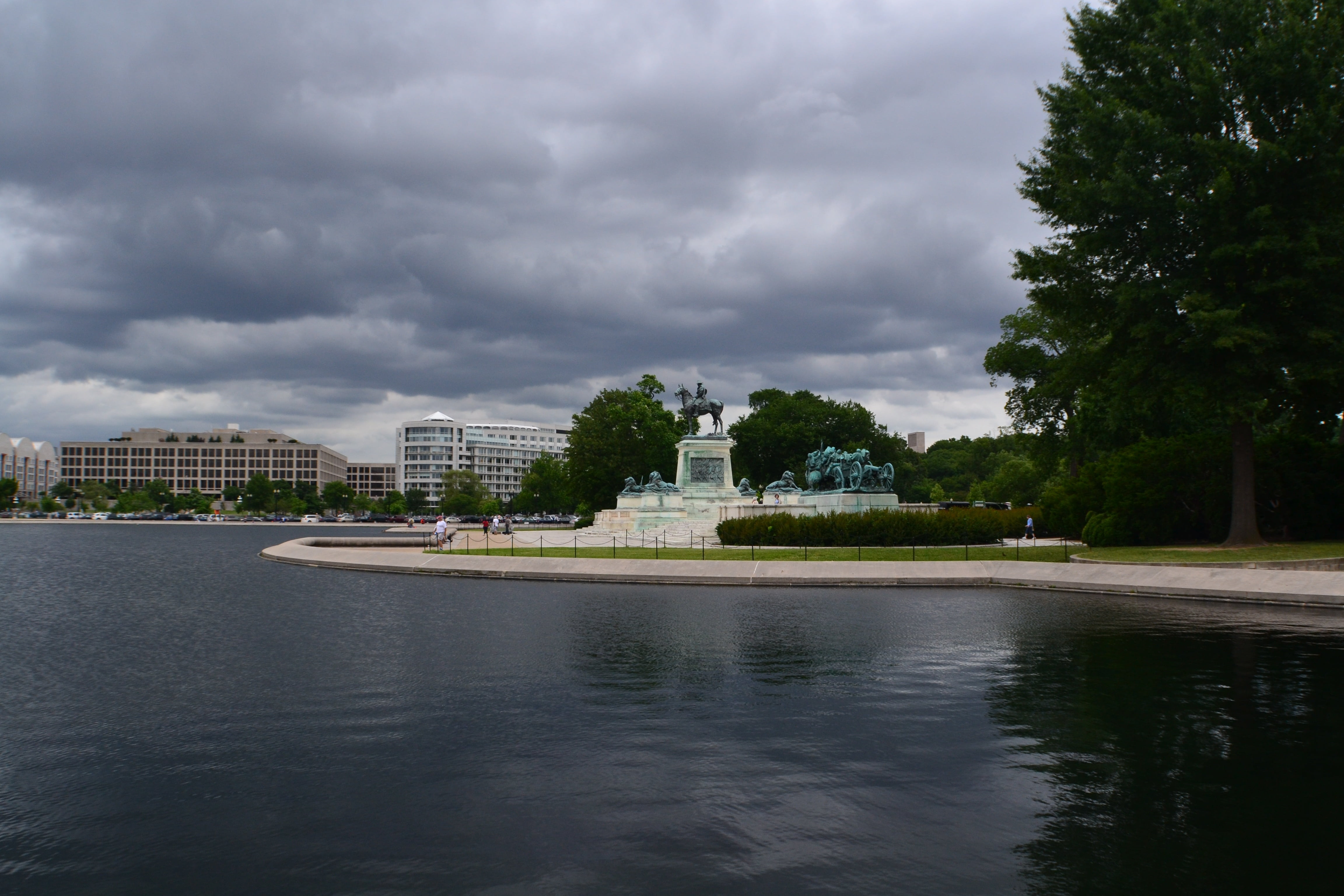 water, nature, travel destinations, plant, building exterior, modern, tree, tourism, government, capitol hill, built structure, outdoors, office building exterior, HD Wallpaper