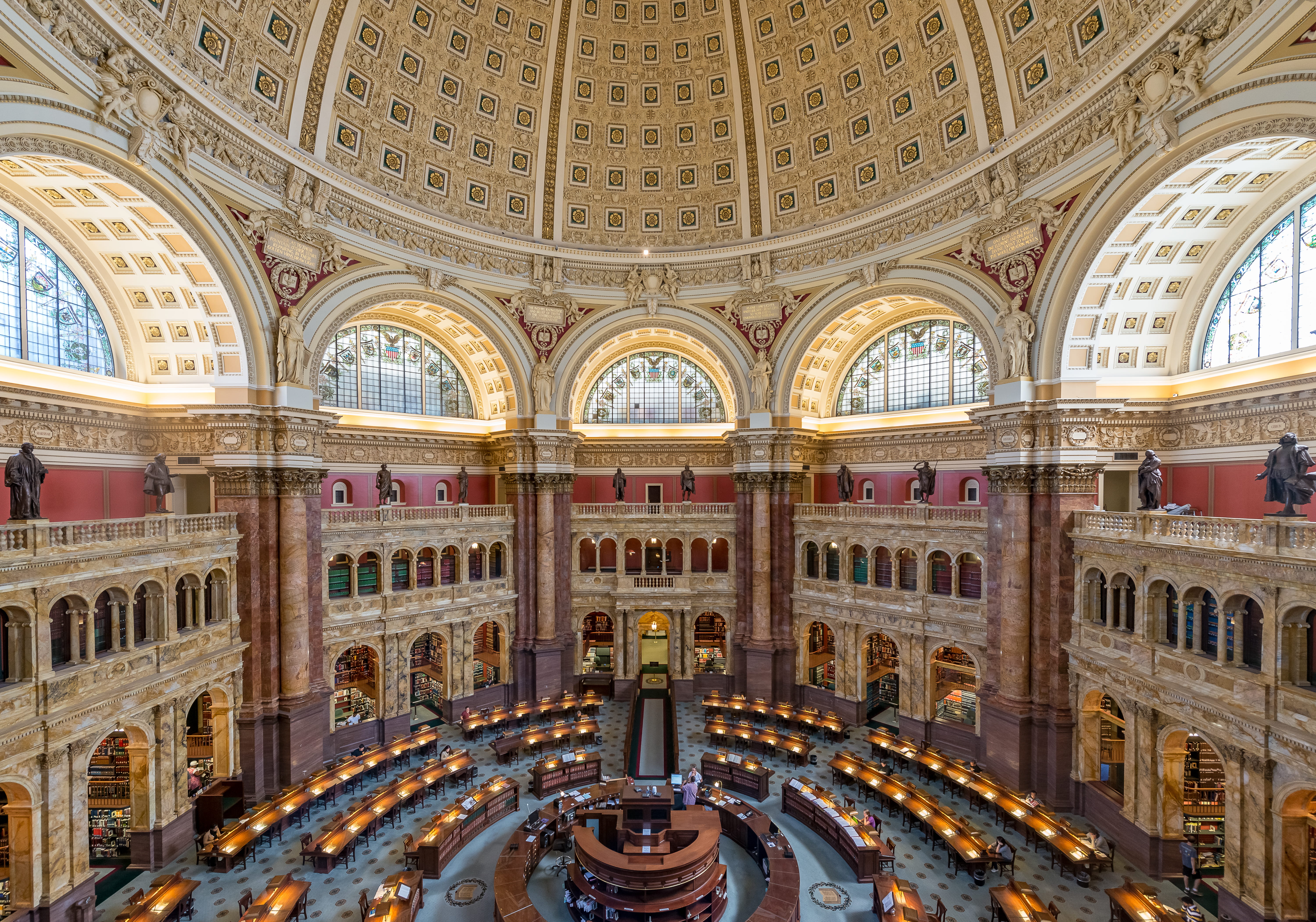 library, art and craft, the past, architectural feature, 5K, window, no people, architecture and art, built structure, building, history, congress, architectural column, HD Wallpaper