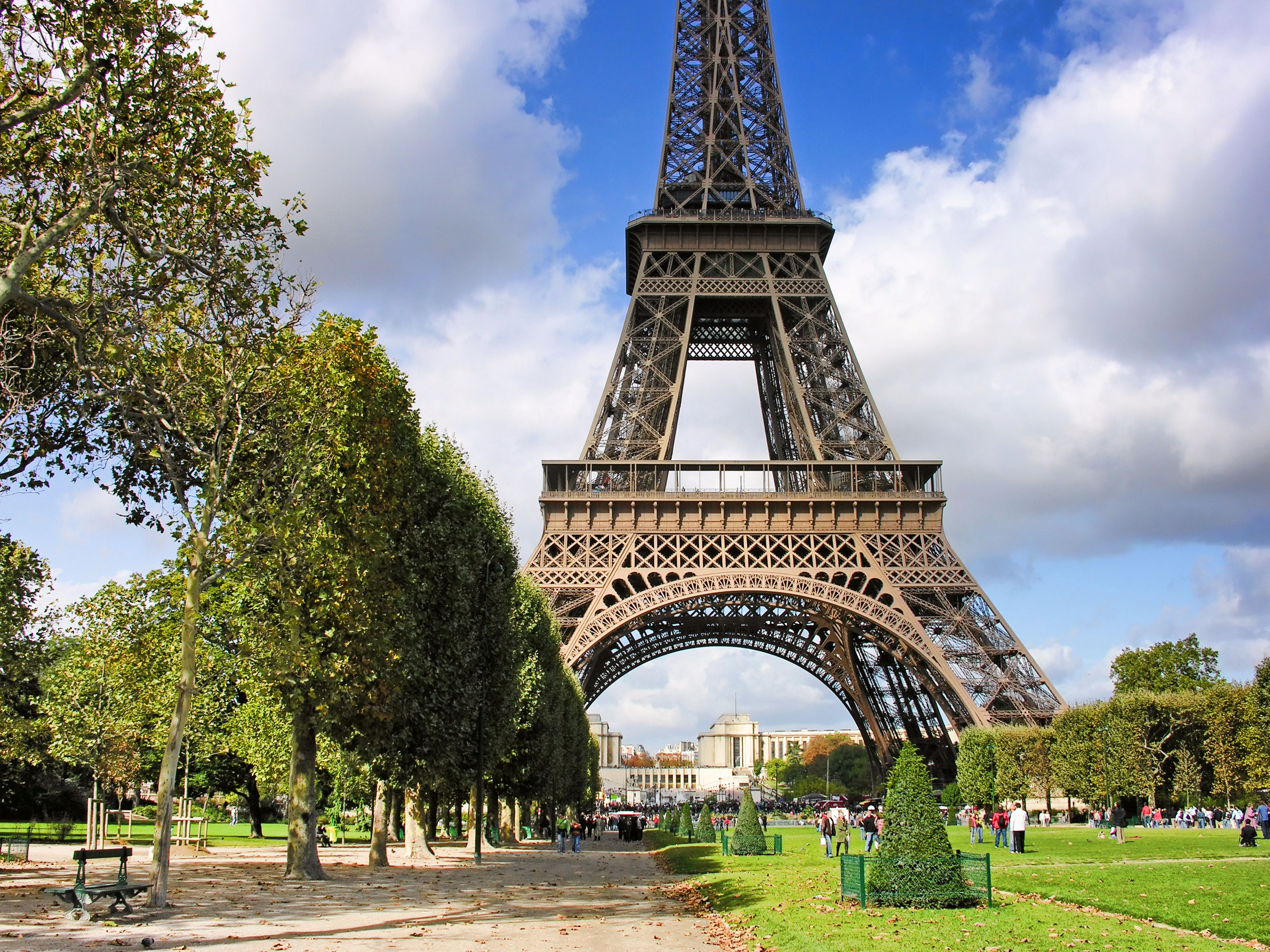 paris, de, france, champs, mars, 5K, HD Wallpaper
