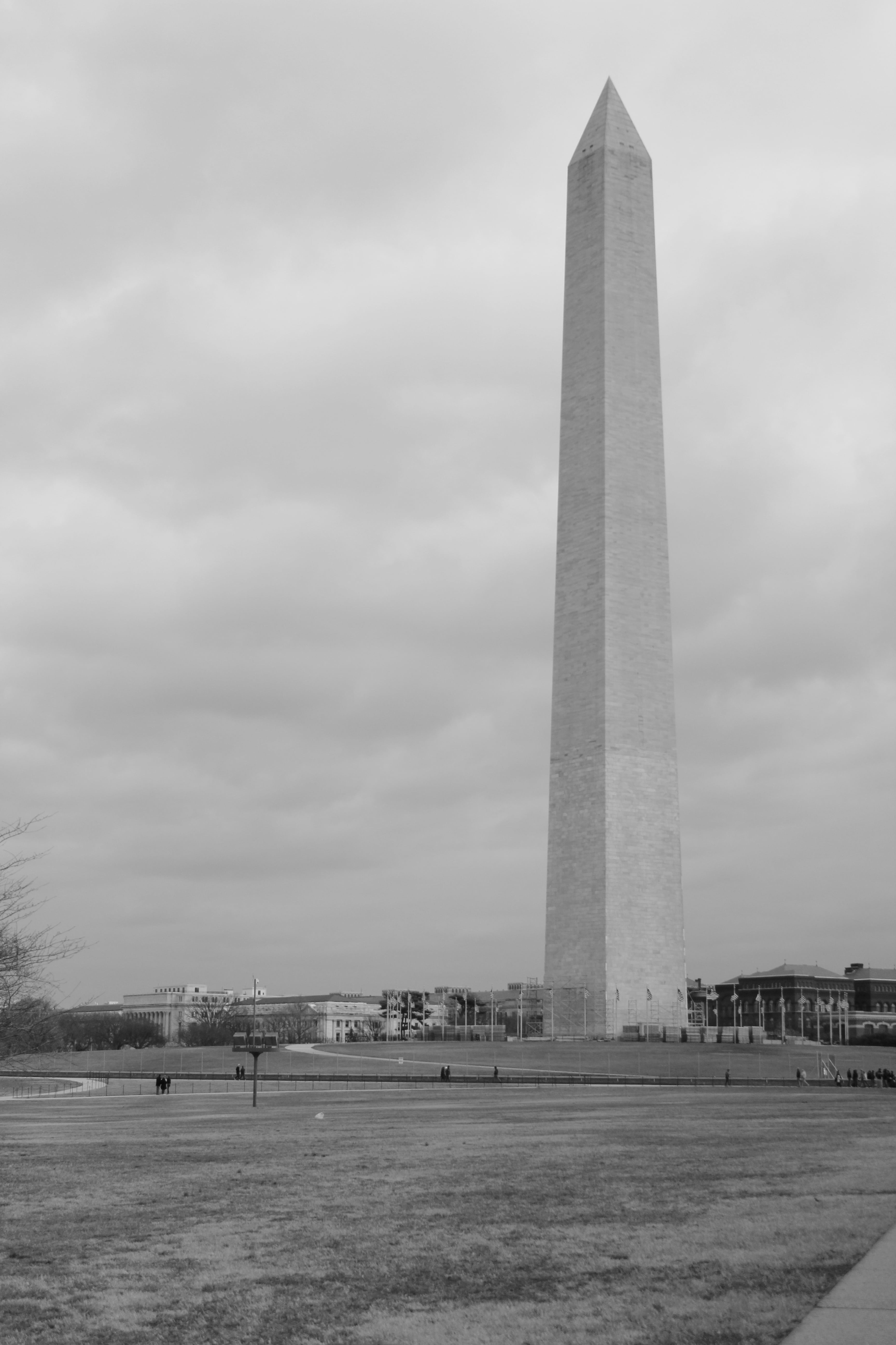 the past, tall - high, large group of people, district of columbia, architectural column, bw, monument, history, incidental people, washington, travel, Phone HD Wallpaper