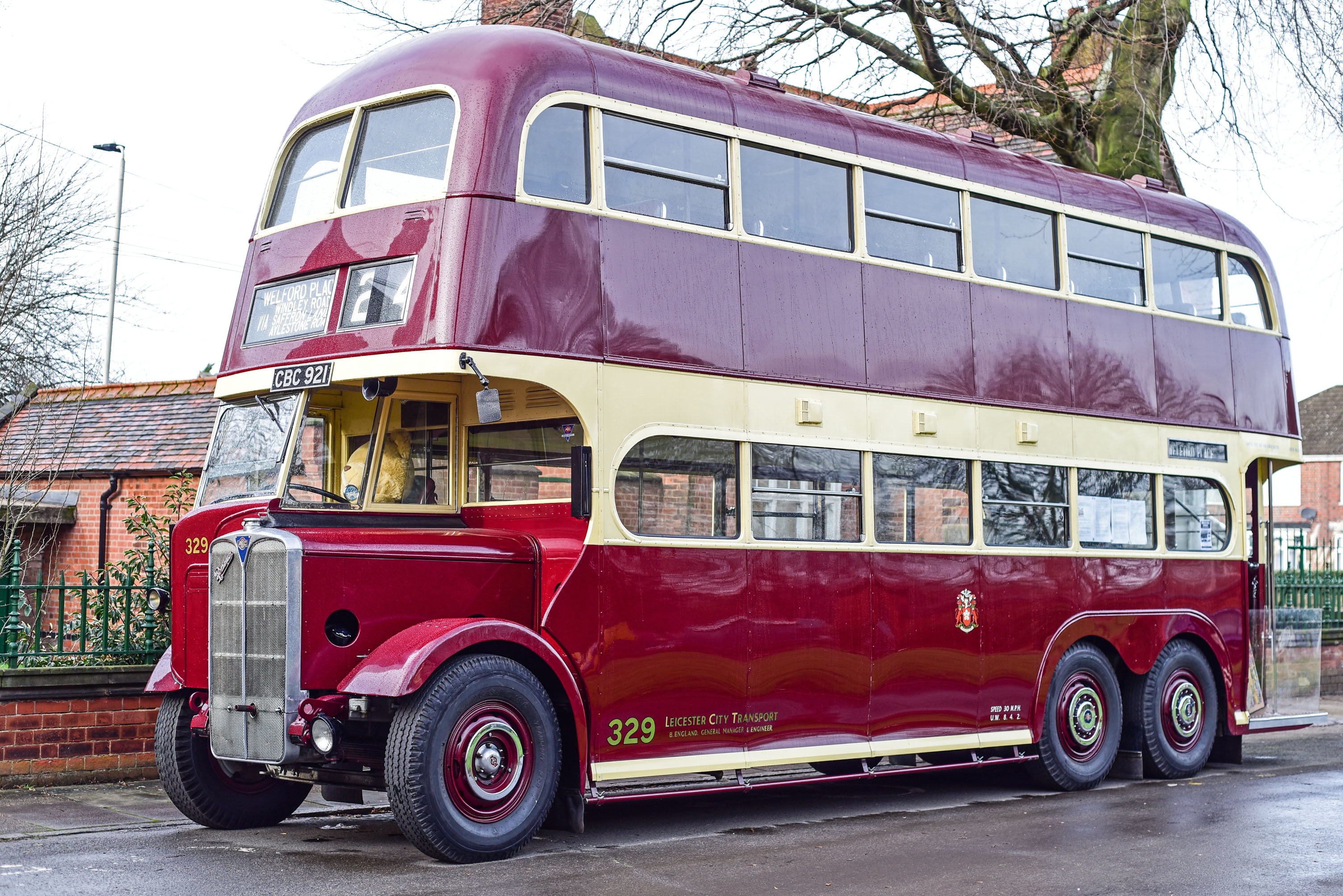 two-storey, classic, 2K, bus, retro, HD Wallpaper