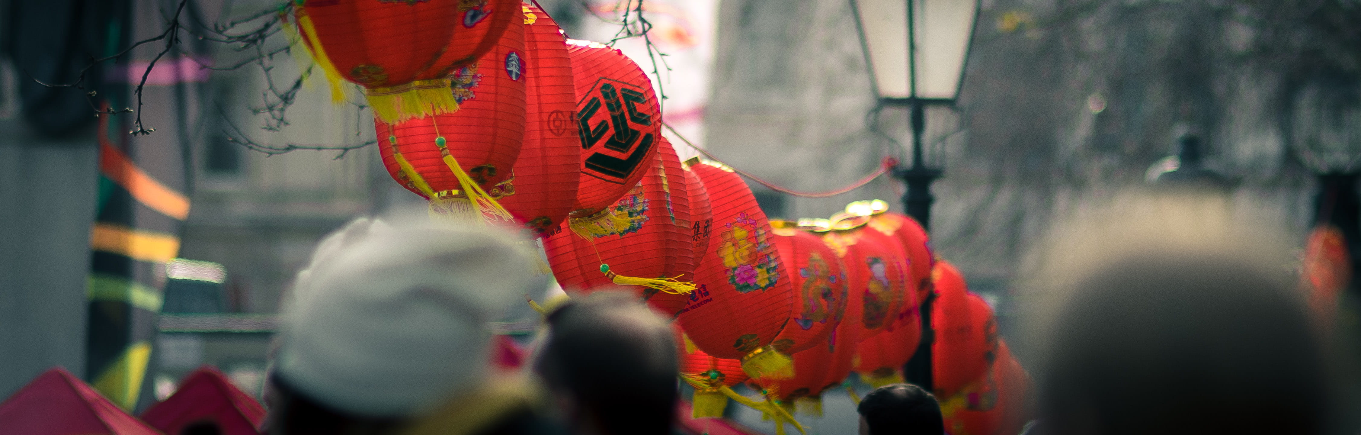 united kingdom, event, religion, new, day, the, festival, ciy, lantern, chinese new year, of, non-western script, city, street, chinese, chinese lantern, HD Wallpaper