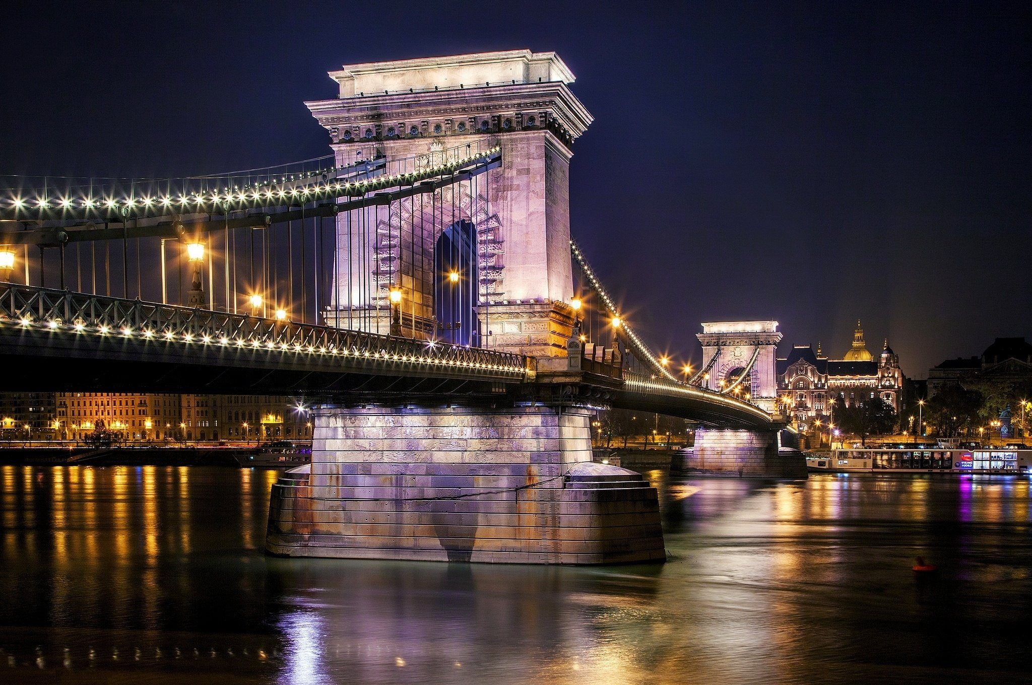 1080P, szechenyi, chain, bridge, HD Wallpaper