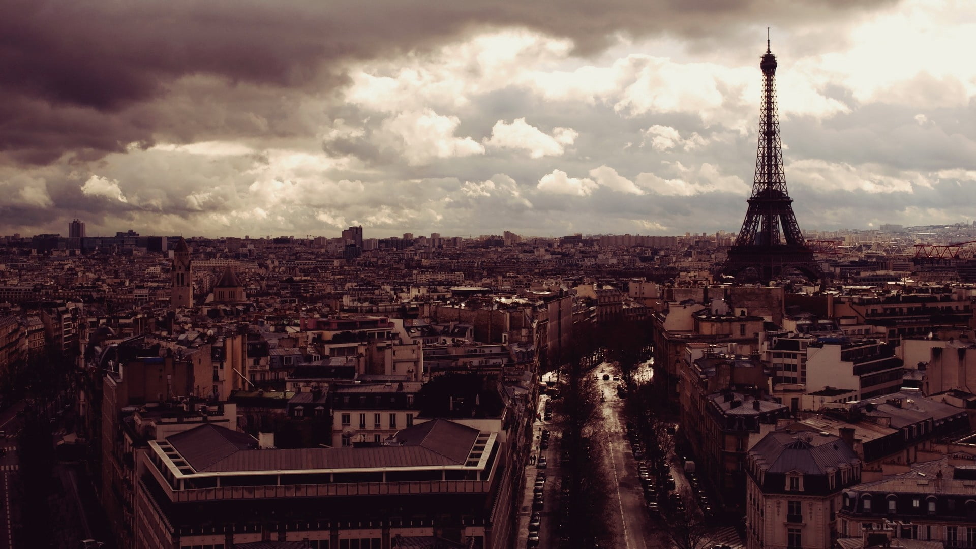 building Exterior, cityscape, tourism, paris, capital Cities, history, eiffel Tower, 1080P, panoramic, tall - high, architecture, day, france, sky, italy, HD Wallpaper