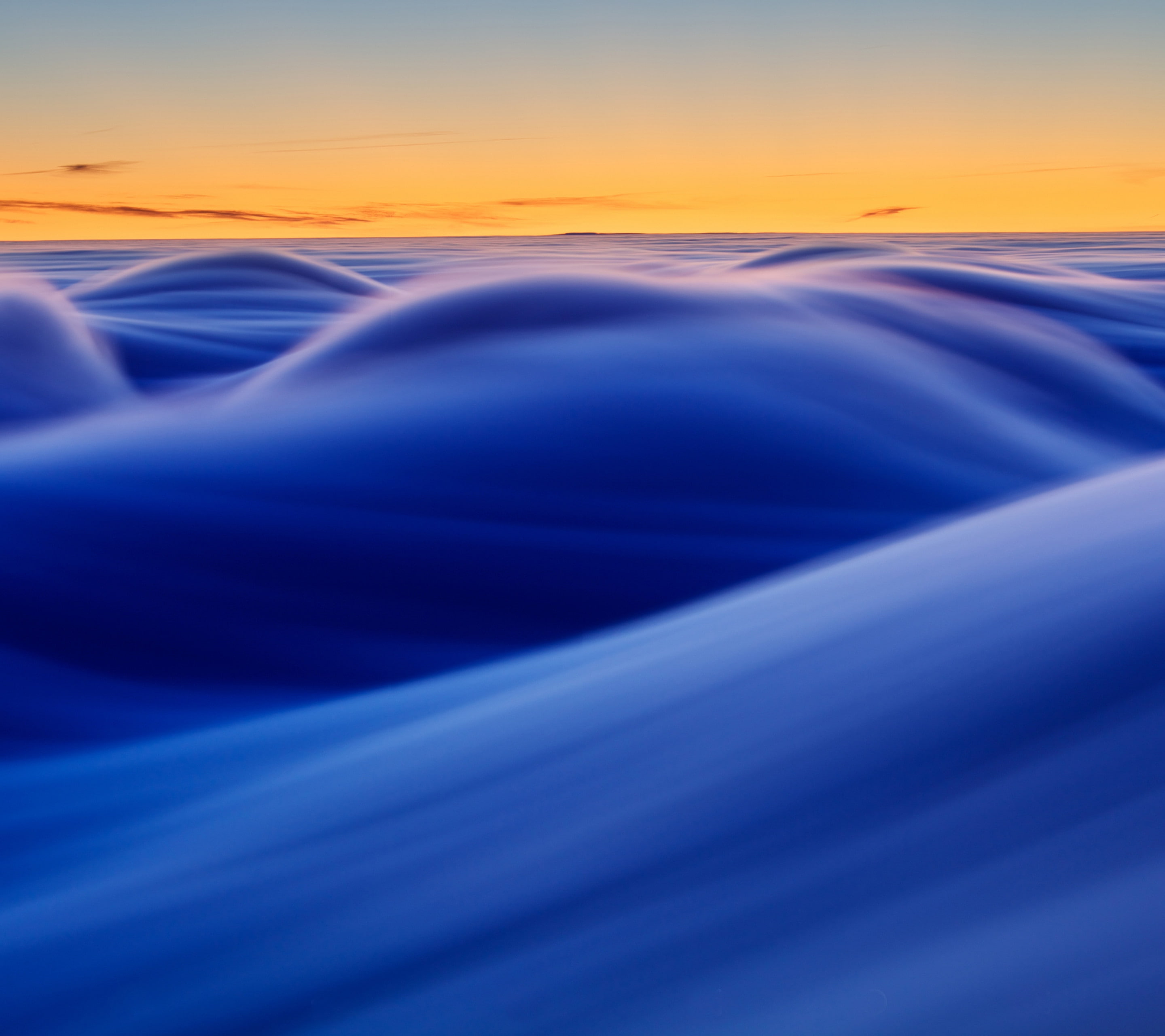 brown, 2K, Stock, blue, Google Pixel, Horizon, digital, HD, Clouds, HD Wallpaper
