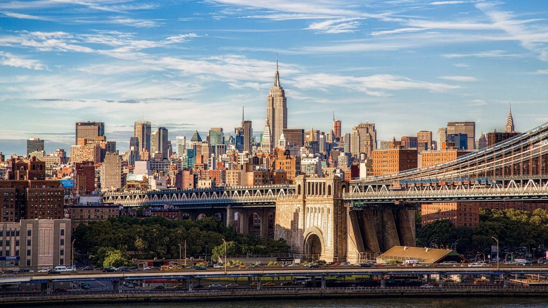 empire, building, state, bridge, world, york, city, 1920x1080, new york, new, 1080P, new york city, HD Wallpaper