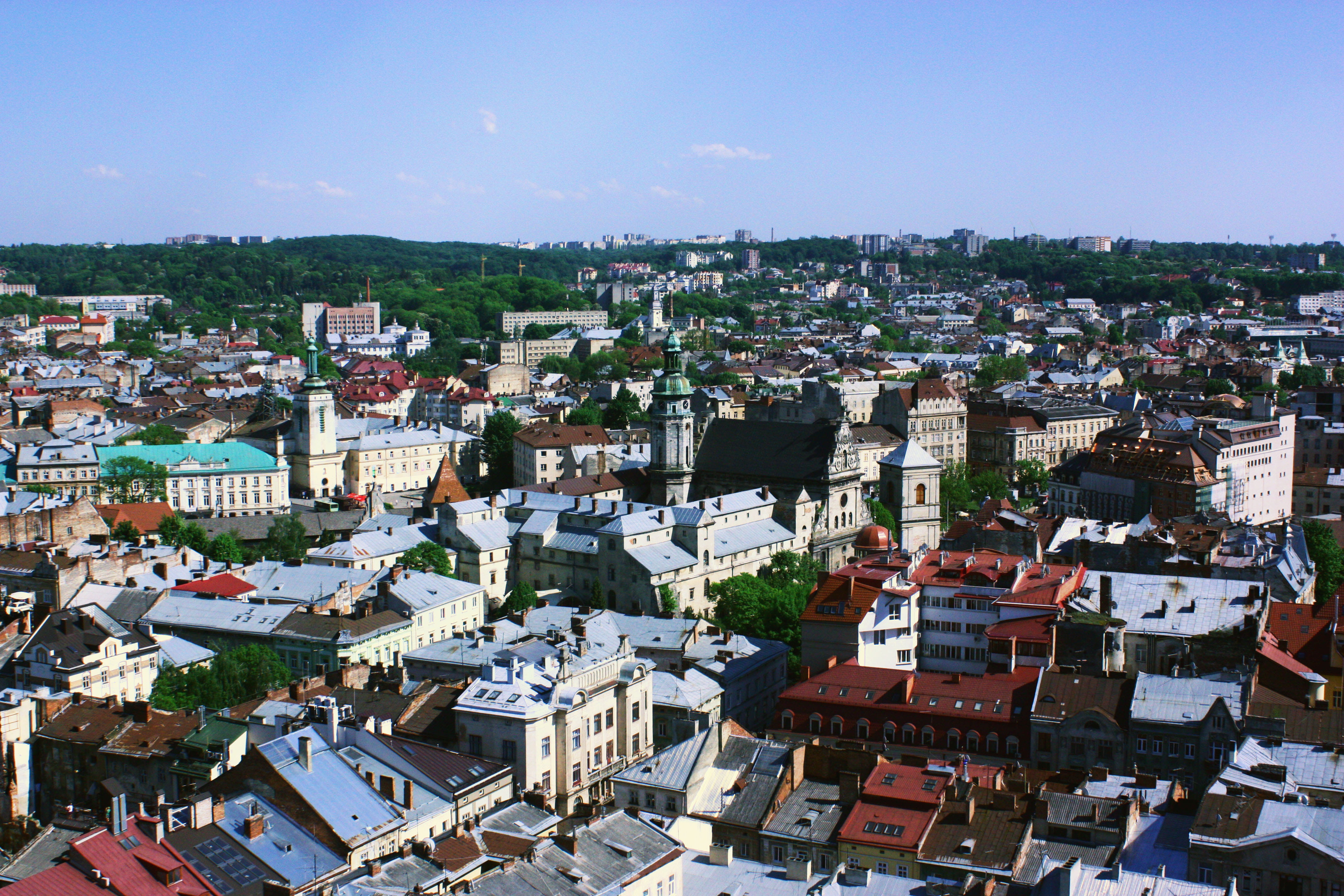 community, traveling, day, sky, buildings, country, nature, windows, residential district, outdoors, urban, panoramic, city, townscape, building, high angle view, HD Wallpaper