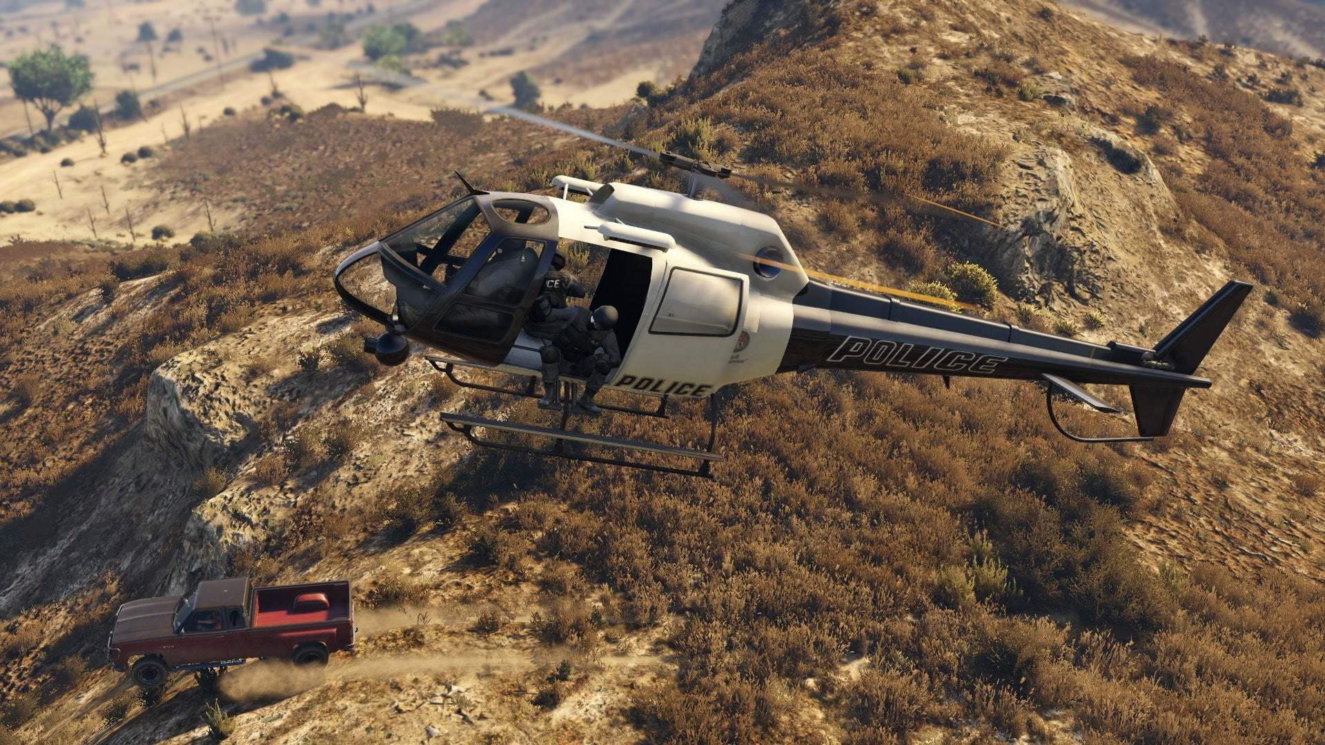 environment, nature, flying, outdoors, video games, scenics - nature, sunlight, mid-air, mode of transportation, Grand Theft Auto V, 1080P, white, no people, HD Wallpaper