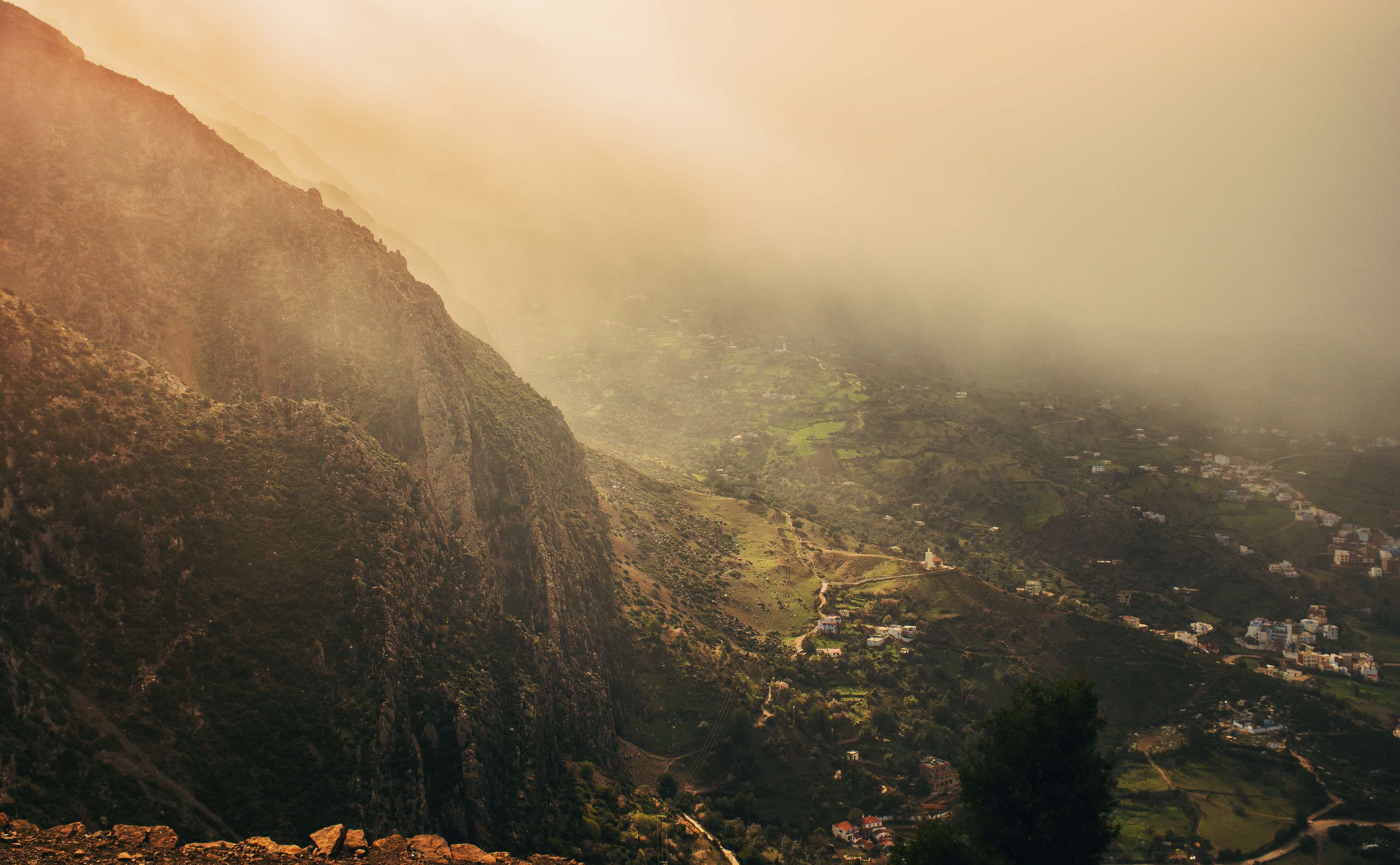 morning, forest, marocco, tranquility, beauty in nature, outdoors, rainforest, travel, scenics - nature, nature, mountain, 4K, riff, berg, travel destinations, HD Wallpaper