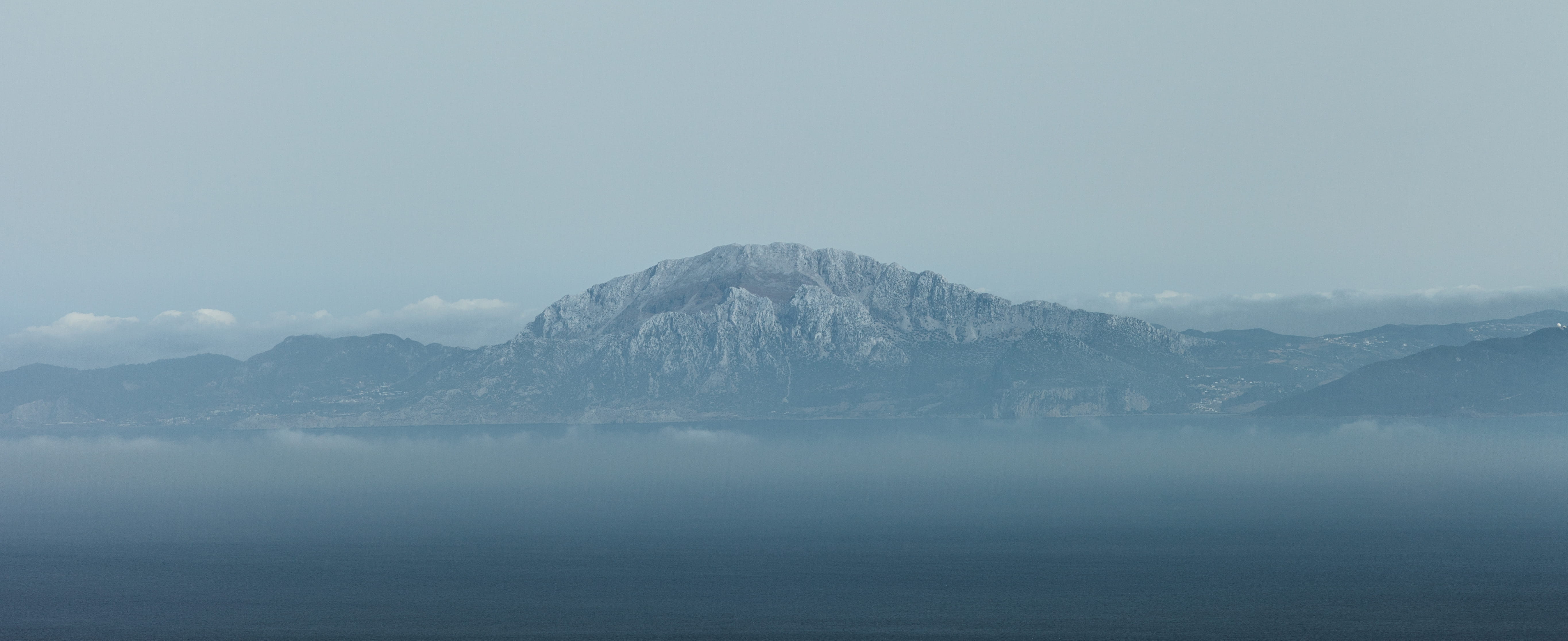mountain peak, mountain, africa, non-urban scene, sea, spain, mountain range, nature, beauty in nature, scenics - nature, border, outdoors, sky, tranquility, HD Wallpaper