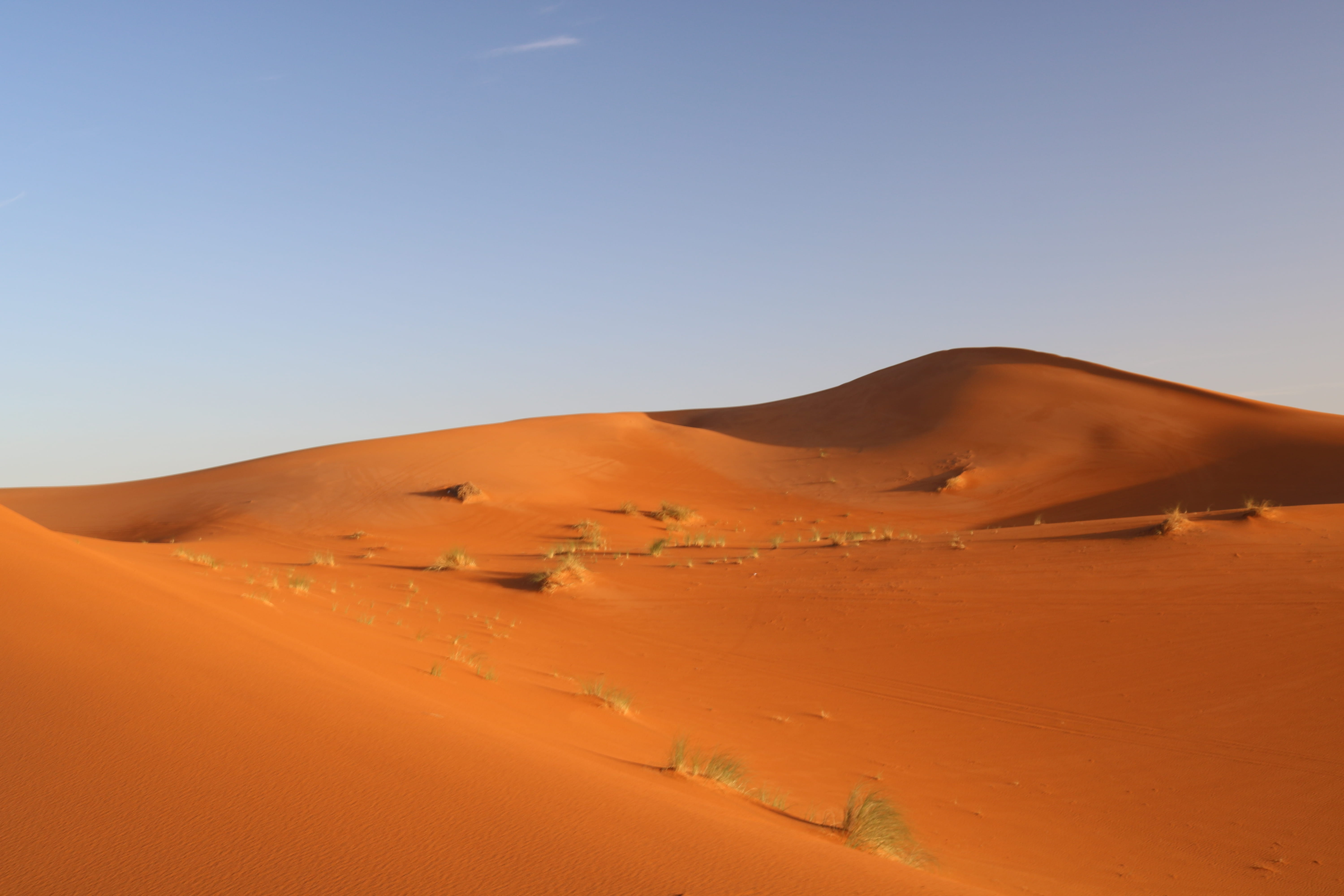 soil, countryside, day, dune, physical geography, atmospheric, plateau, landscape, land, 5K, sand, environment, marocco, tranquility, no people, sunrise, HD Wallpaper