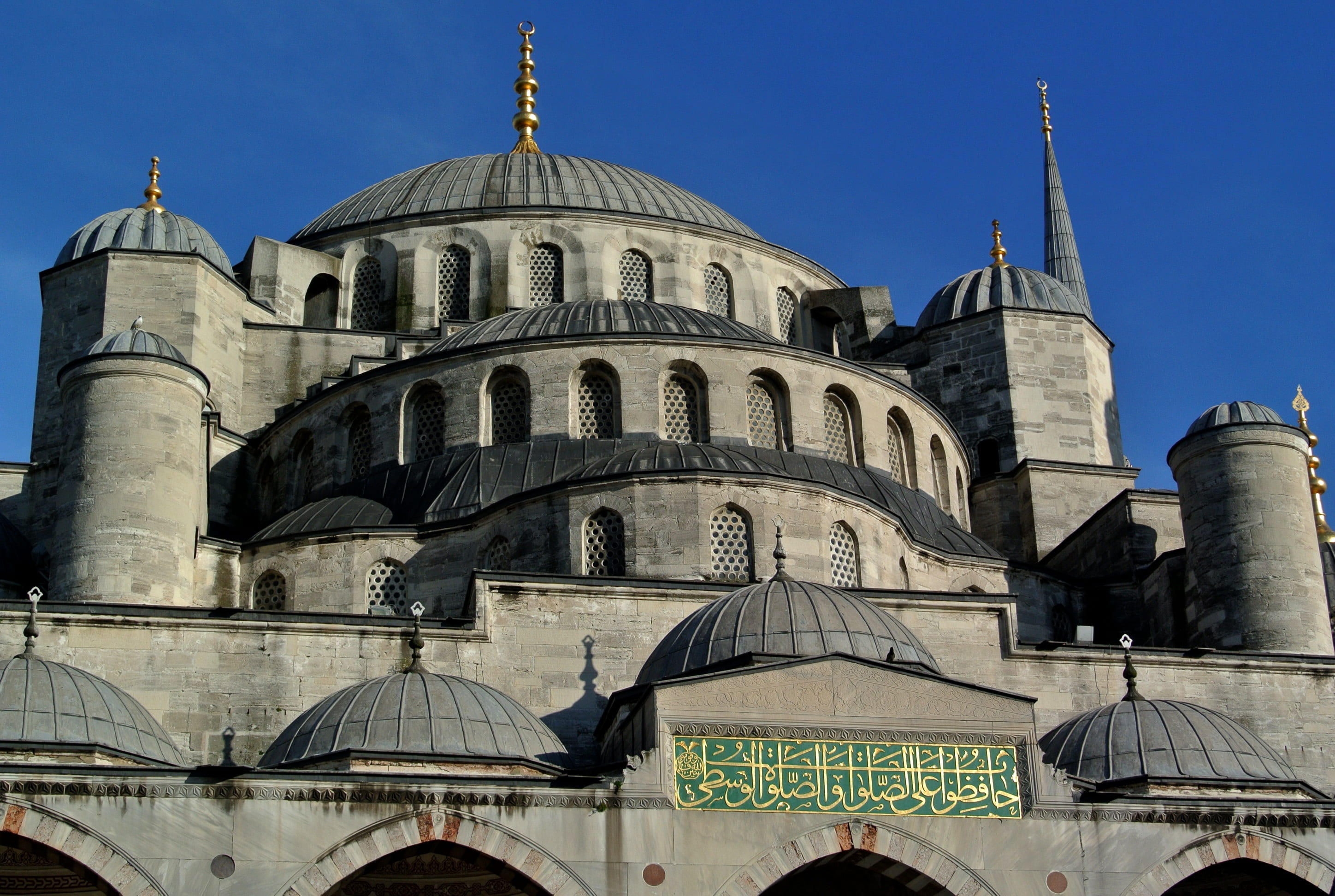 2K, place of worship, muslim, belief, travel destinations, city, spirituality, turkey, sultan ahmed mosque, building, building exterior, travel, religion, HD Wallpaper