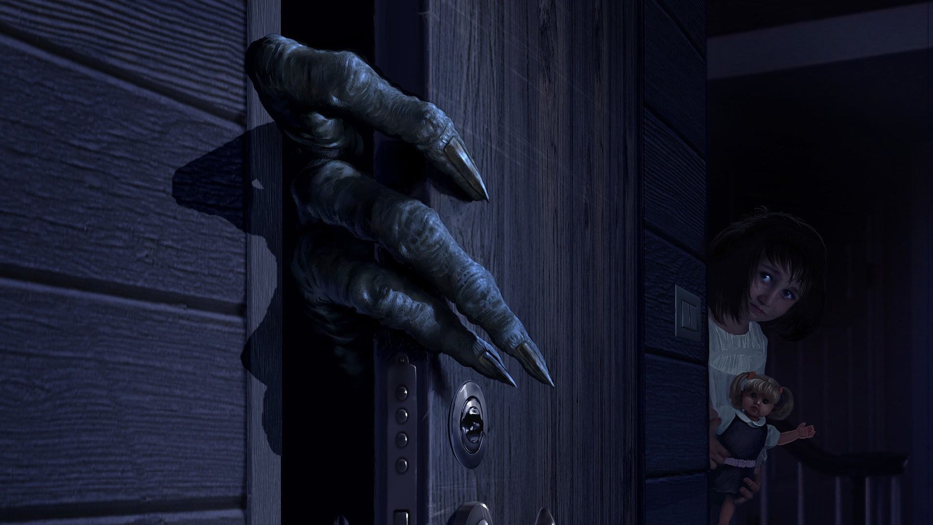 1080P, nightmare, Leo Hao, monster, Stranger, Aria, alien, girl, HD Wallpaper