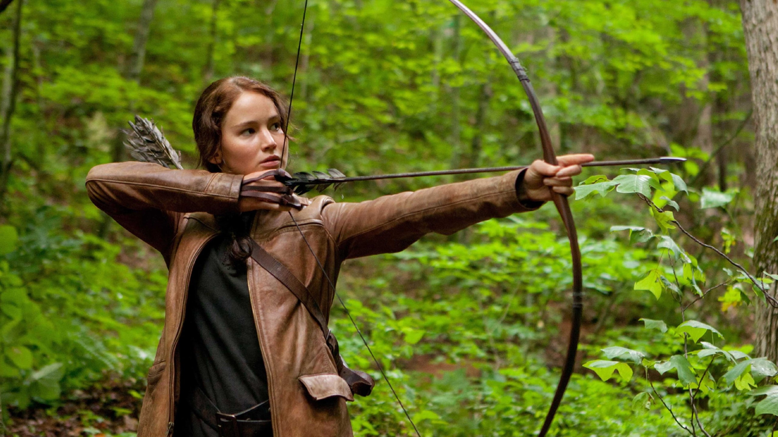 2K, lawrence, games, everdeen, katniss, jennifer, women, hunger, HD Wallpaper