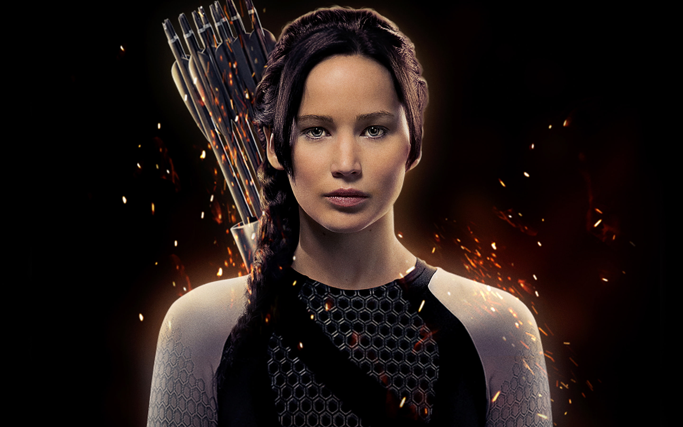 jennifer, lawrence, katniss, 2K, HD Wallpaper