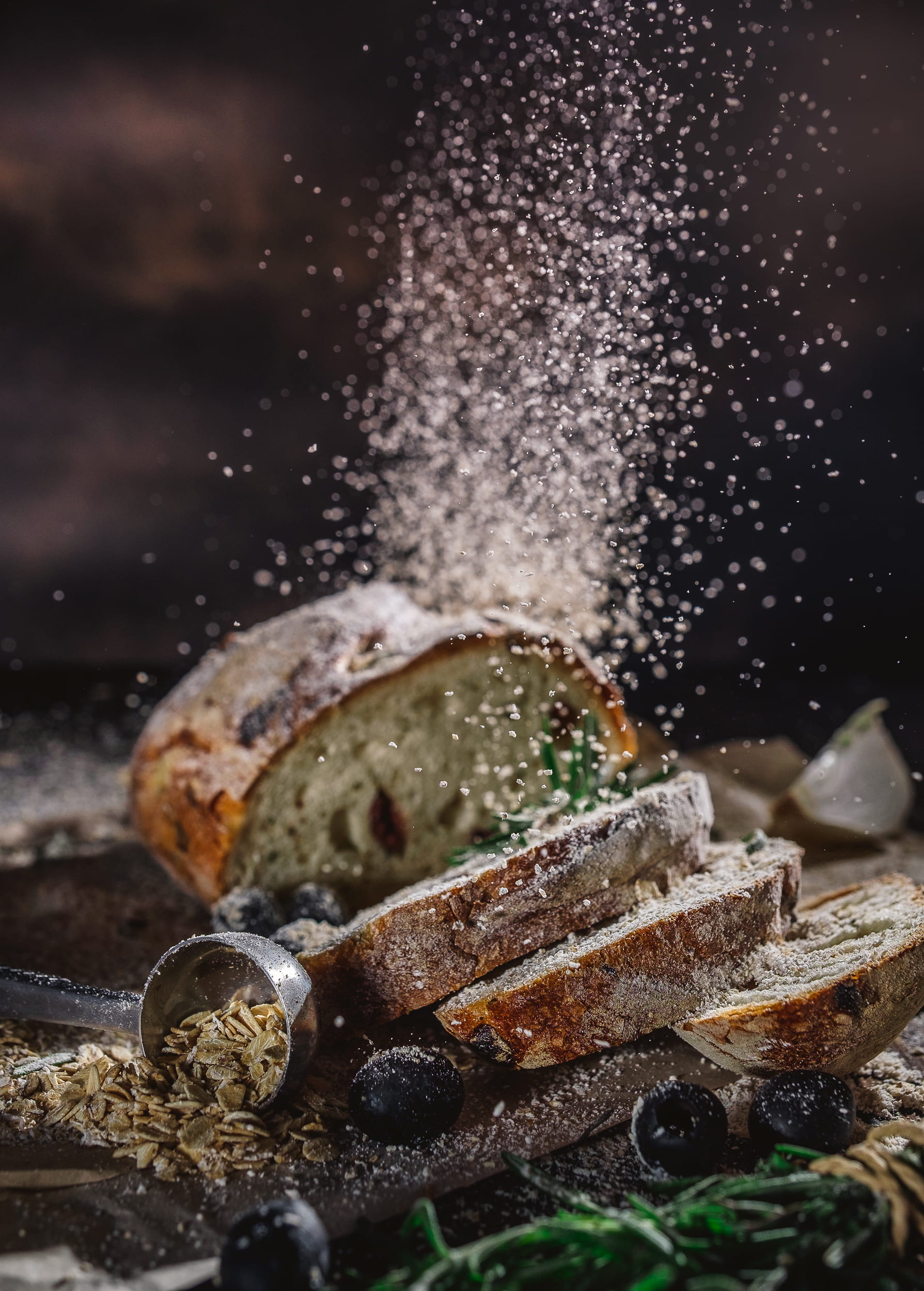 food and drink, baking, close-up, indoors, sweet, freshness, powdered sugar, pouring, onion, temptation, vegetable, fruit, powder, olive, no people, cooking, Phone HD Wallpaper