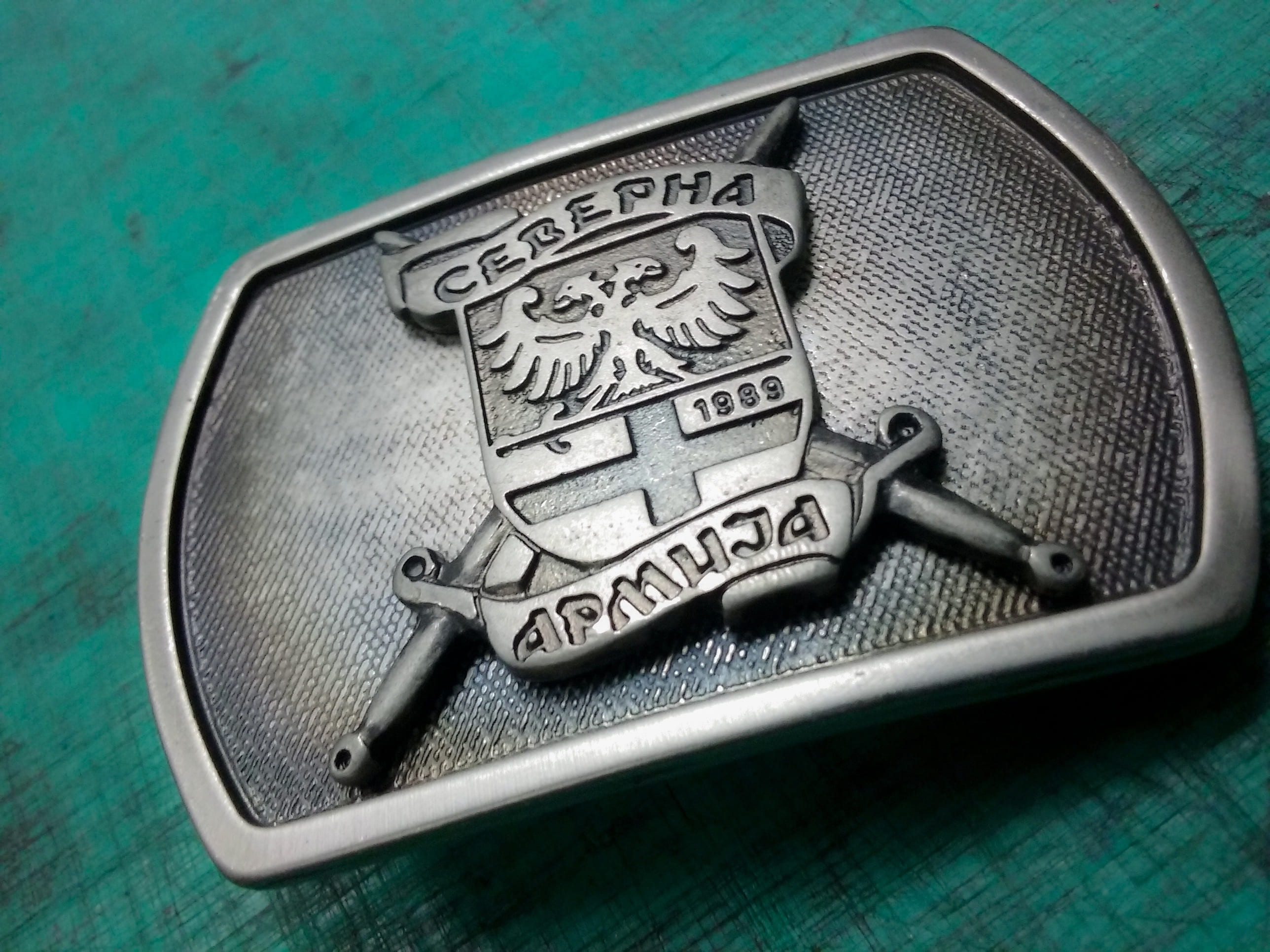 finance, vintage, colored background, belt buckle, extreme close-up, high angle view, studio shot, indoors, close-up, wealth, directly above, selective focus, HD Wallpaper