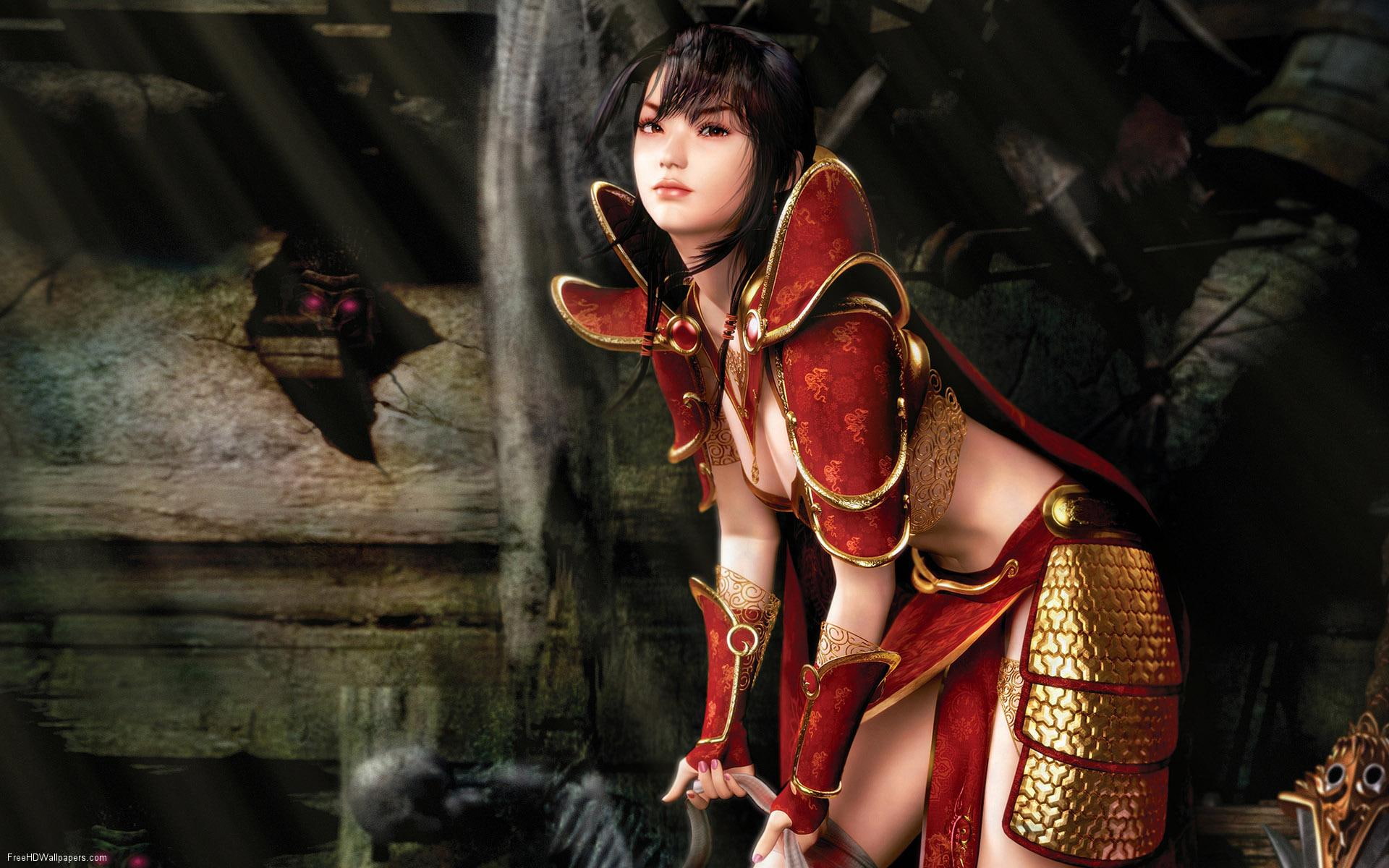 hd, girl, jpeg, 1080P, gorgeous, girls, fantasy, game, HD Wallpaper