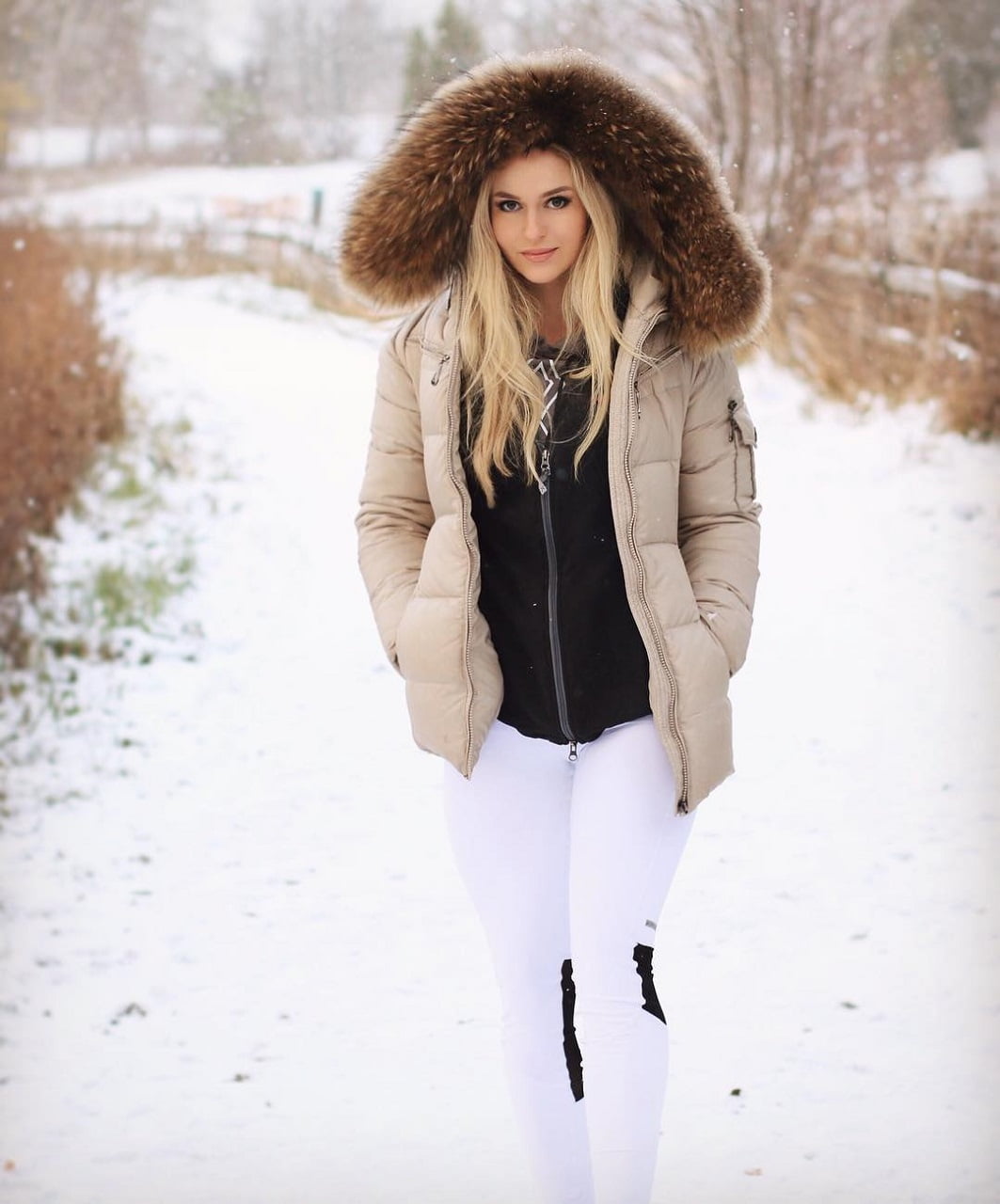 celebrity, Anna Nystrom, women, blonde, 720P, Phone HD Wallpaper