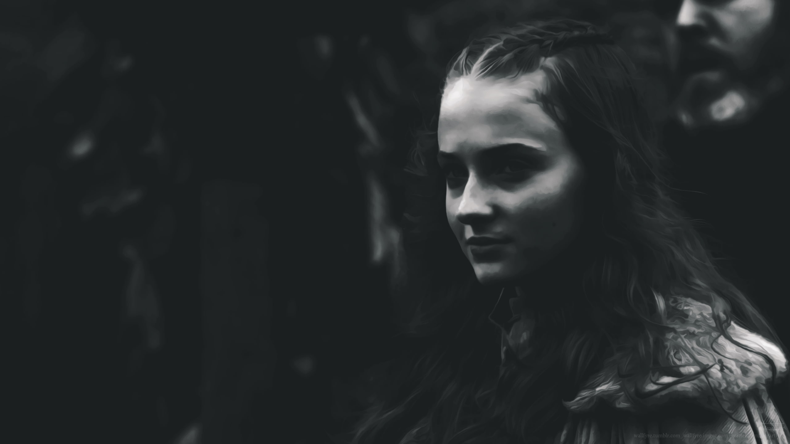2K, Game of Thrones, Sophie Turner, George R. R. Martin, redhead, portrait, Sansa Stark, face, tv series, HBO, HD Wallpaper