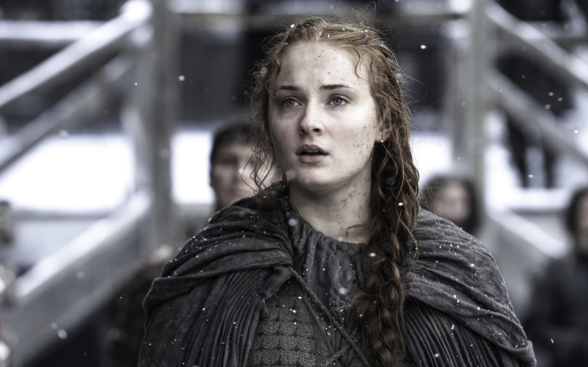 turner, show, tv, tv show, sophie turner, game of thrones, snow, game, sansa stark, 1080P, sophie, girl, stark, thrones, sansa, HD Wallpaper