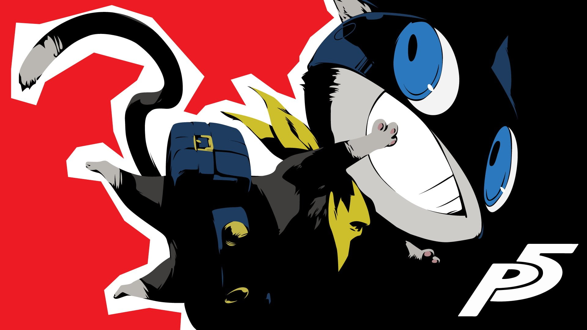 cartoon, Persona, 1080P, Persona 5, human representation, men, close-up, Video Game, lifestyles, studio shot, two people, technology, red, creativity, HD Wallpaper