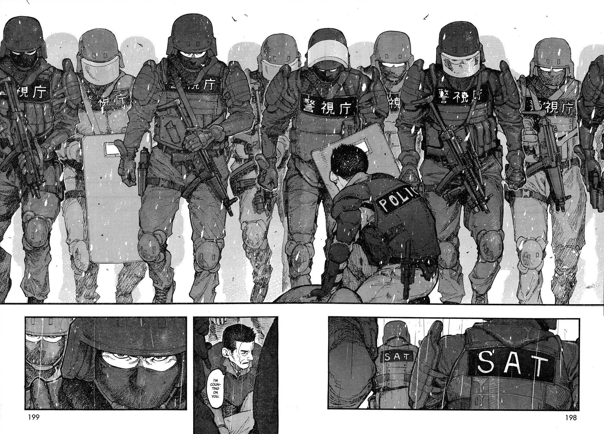standing, side by side, military, uniform, men, manga, people, law, group of people, armed forces, Ajin, clothing, outdoors, weapon, army soldier, crowd, HD Wallpaper