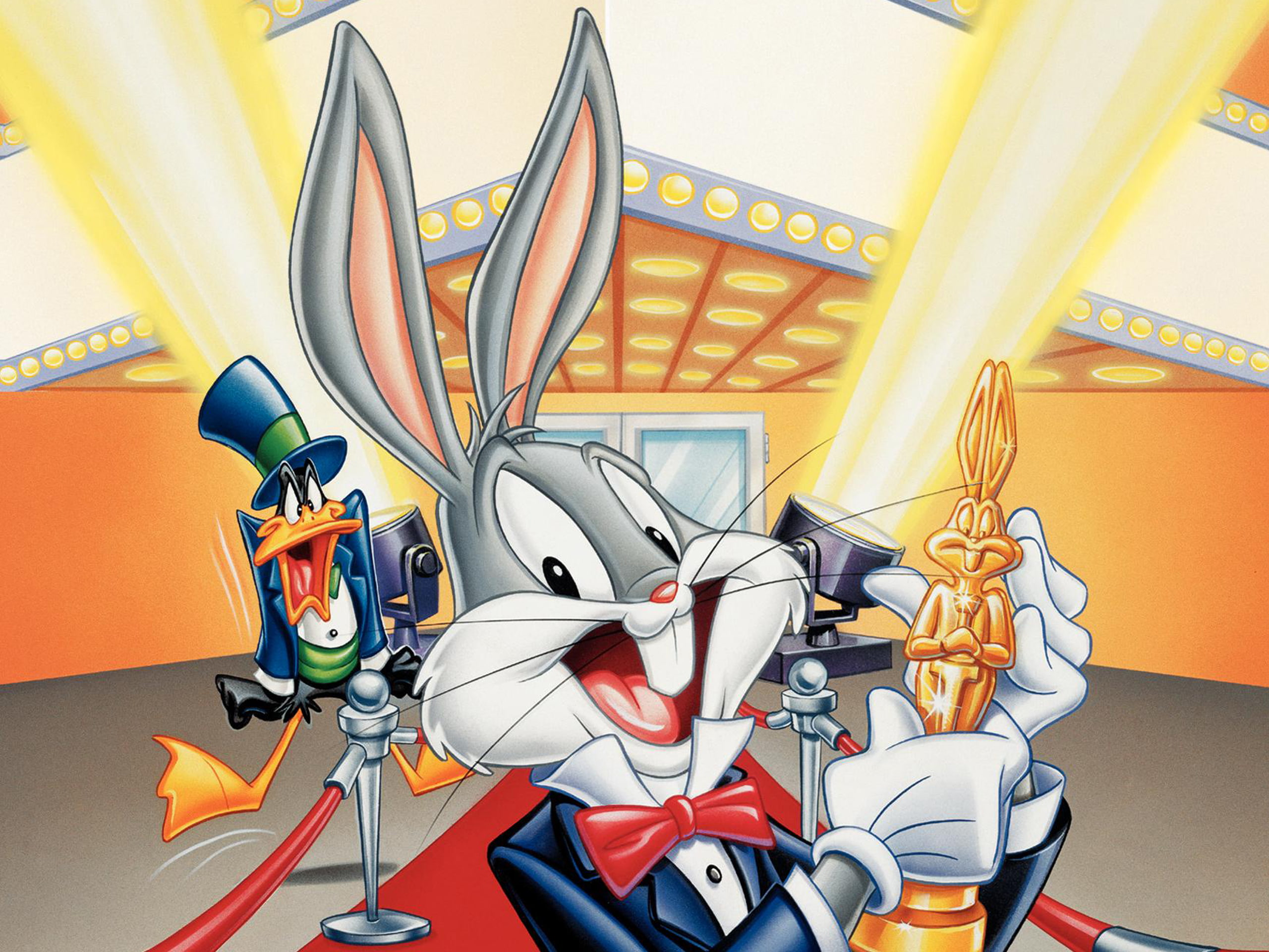 bunny, looney, tunes, 2K, daffy, bugs, HD Wallpaper