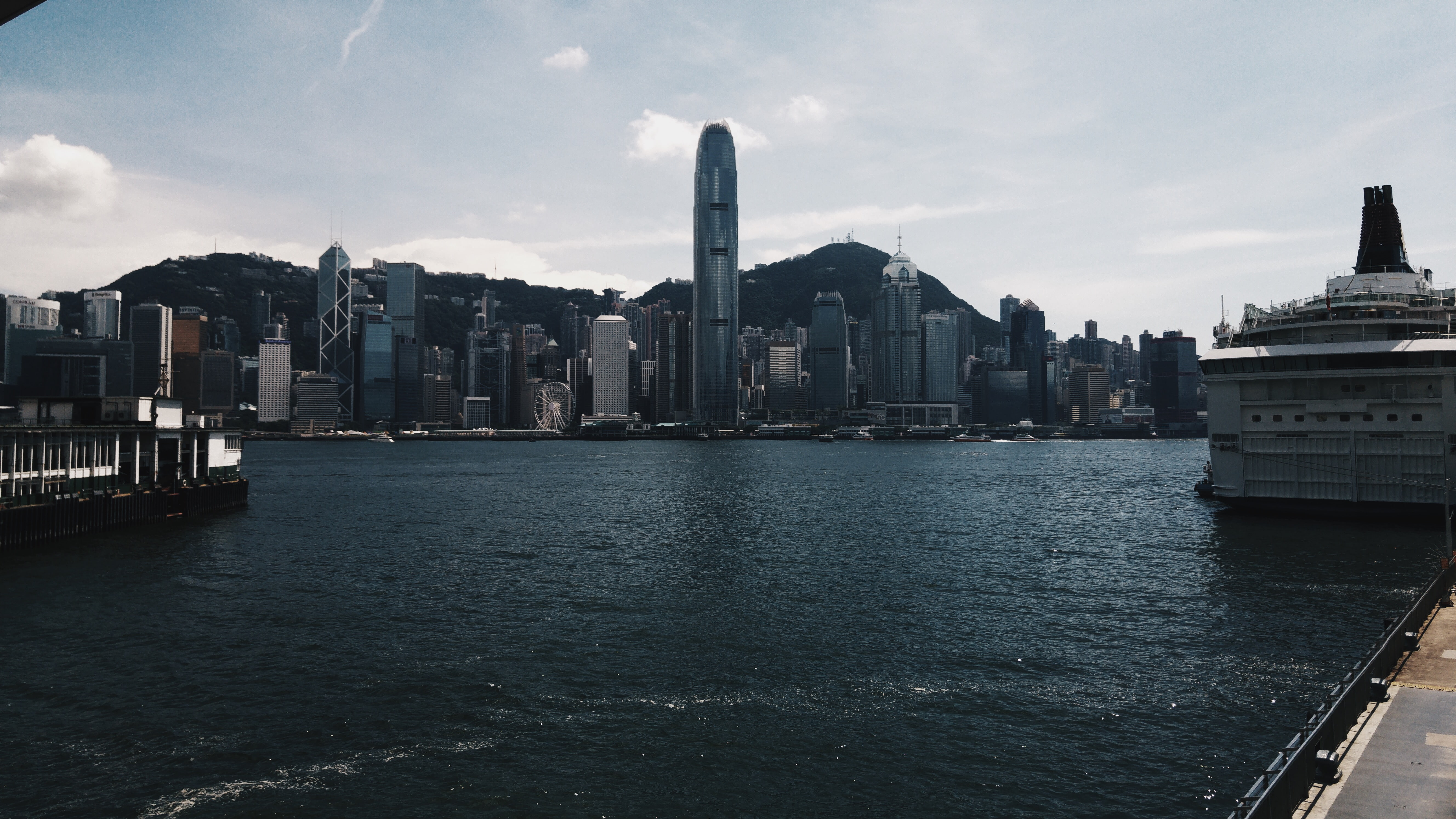 minimalism, construction site, 5K, Hong Kong, HD Wallpaper