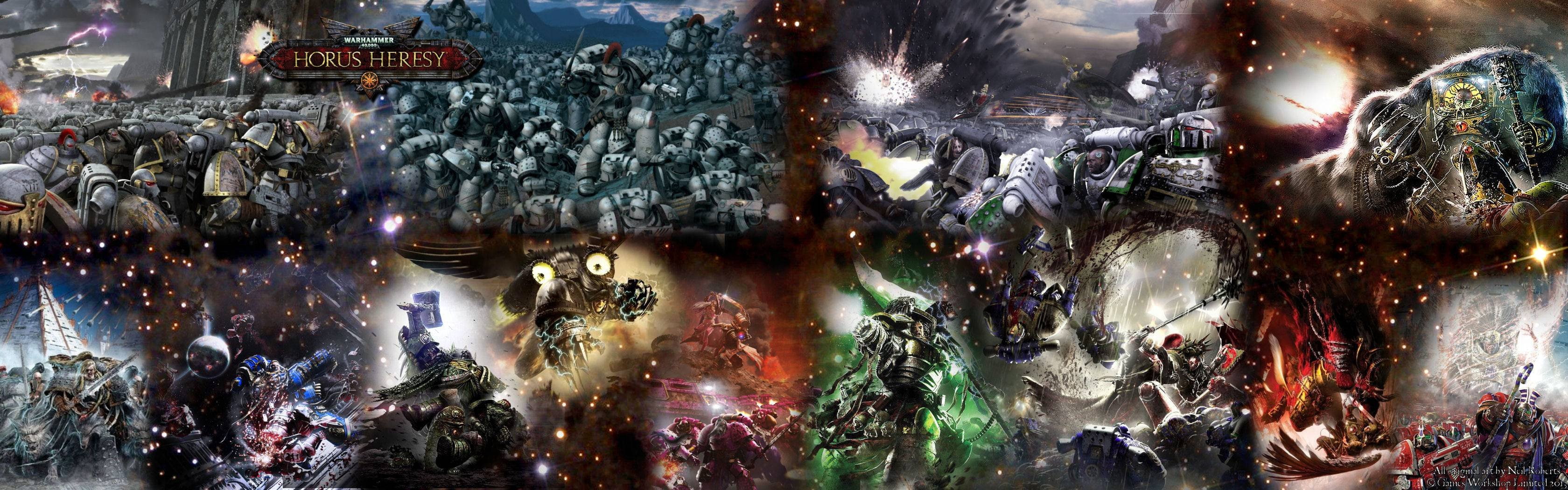 40k, sci fi, 2K, heresy, game, board, warhammer, horus, HD Wallpaper