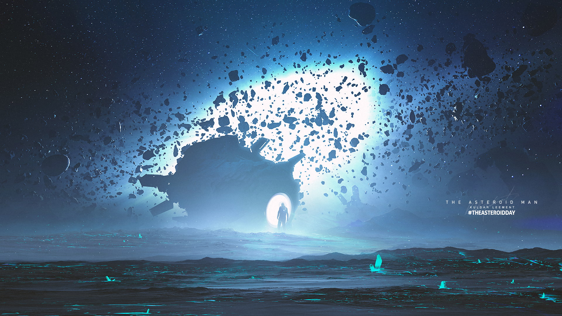 space, 1080P, science fiction, Kuldar Leement, HD Wallpaper
