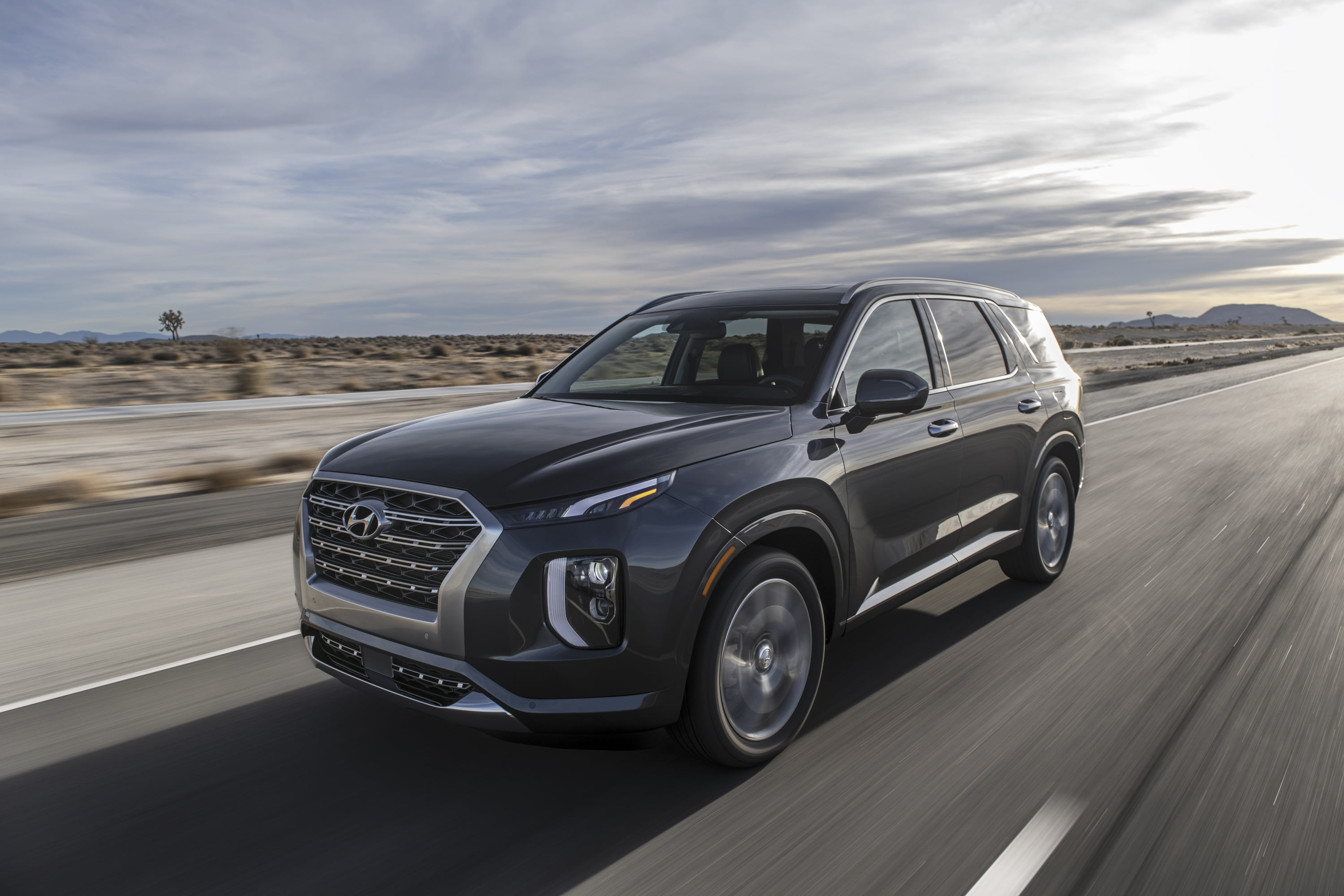 Vehicle, Car, Hyundai, Hyundai Palisade, Black Car, 2K, SUV, HD Wallpaper