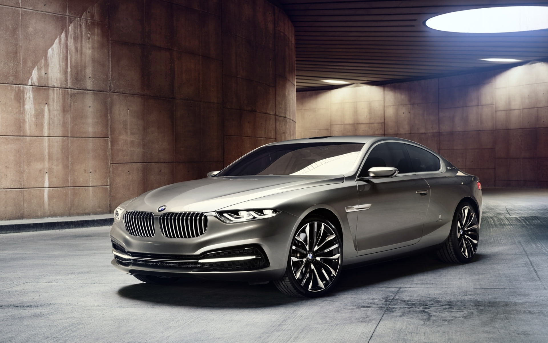 background, the front, 1080P, lamp, Gran Lasso, Coupe, the concept, Gran Lusso, BMW, HD Wallpaper