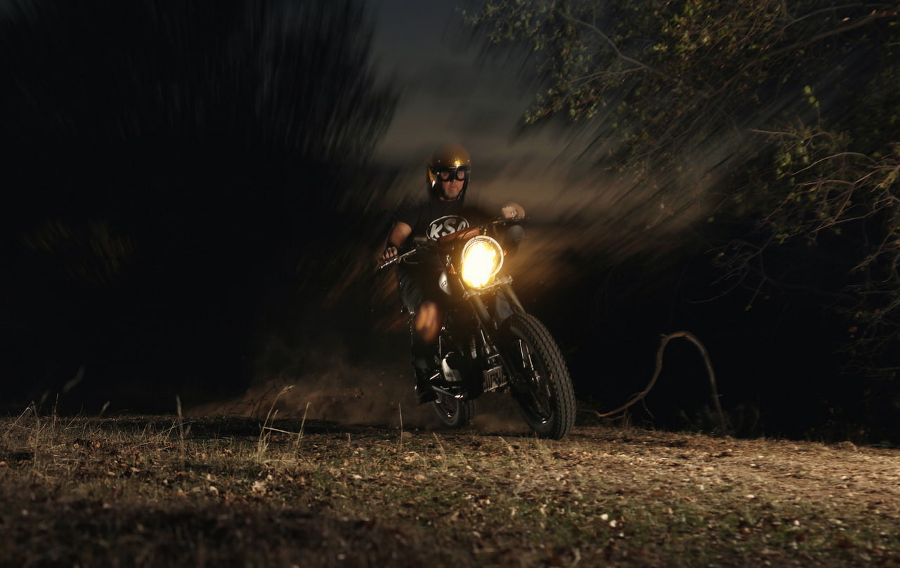 illuminated, transportation, 720P, ride, outdoors, tree, Yamaha, night, helmet, one person, real people, crash helmet, plant, leisure activity, biker, HD Wallpaper