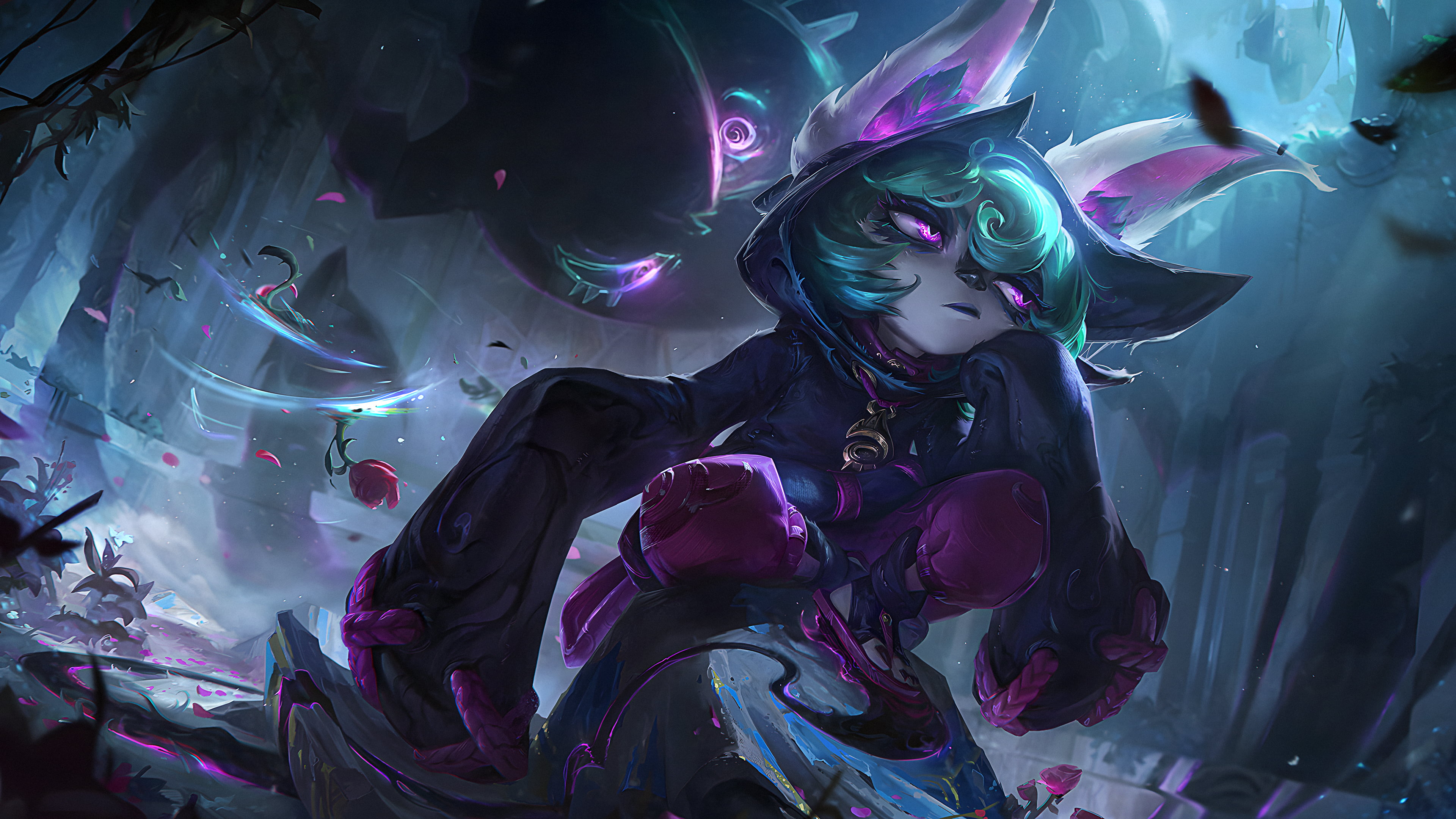 4K, League of Legends, Riot Games, Vex (League of Legends), 4K, HD Wallpaper
