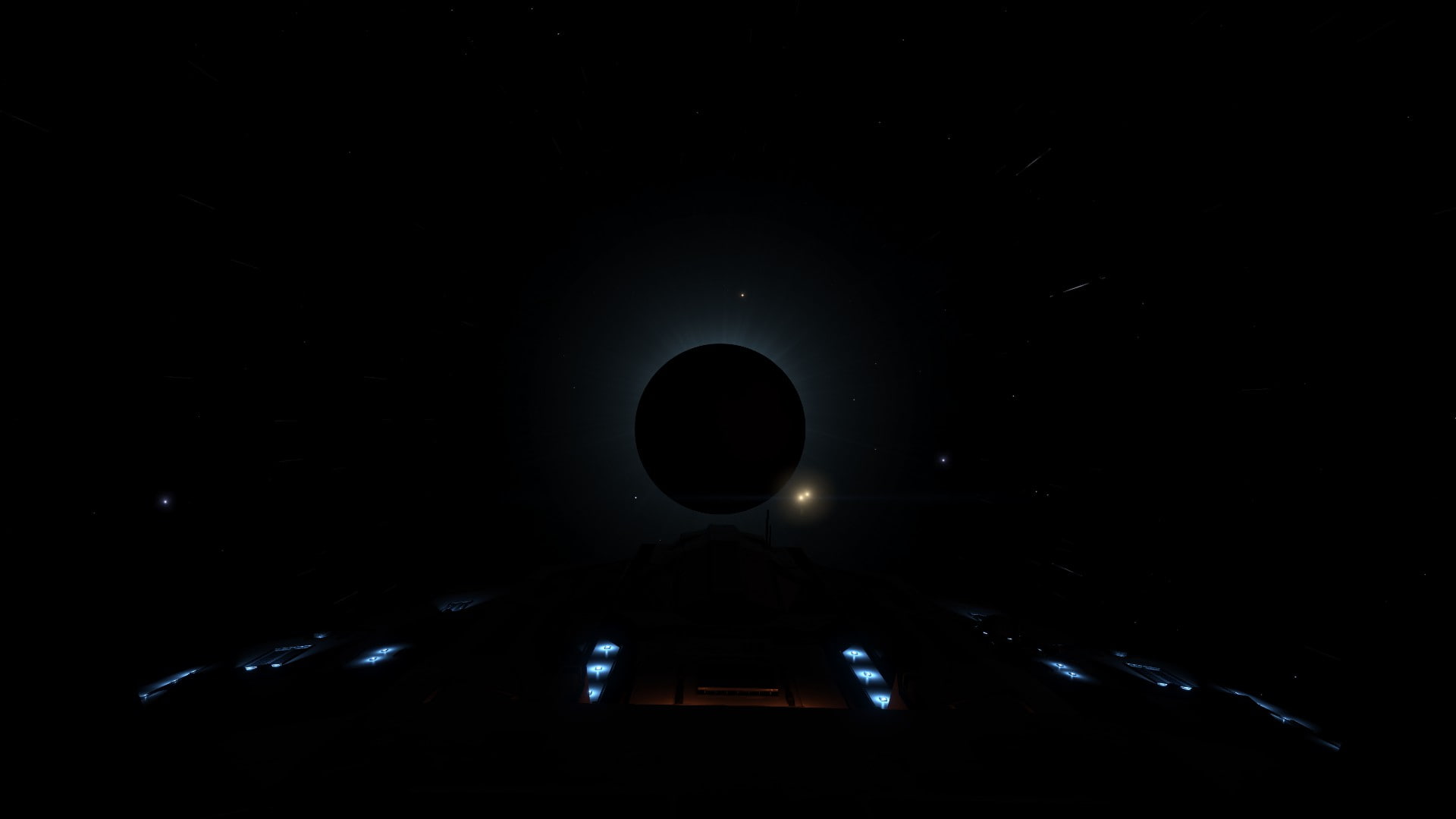 space, Elite: Dangerous, Ed, spaceship, solar eclipse, sun, planet, type, 1080P, Space Simulator, 1920x1080 px, HD Wallpaper