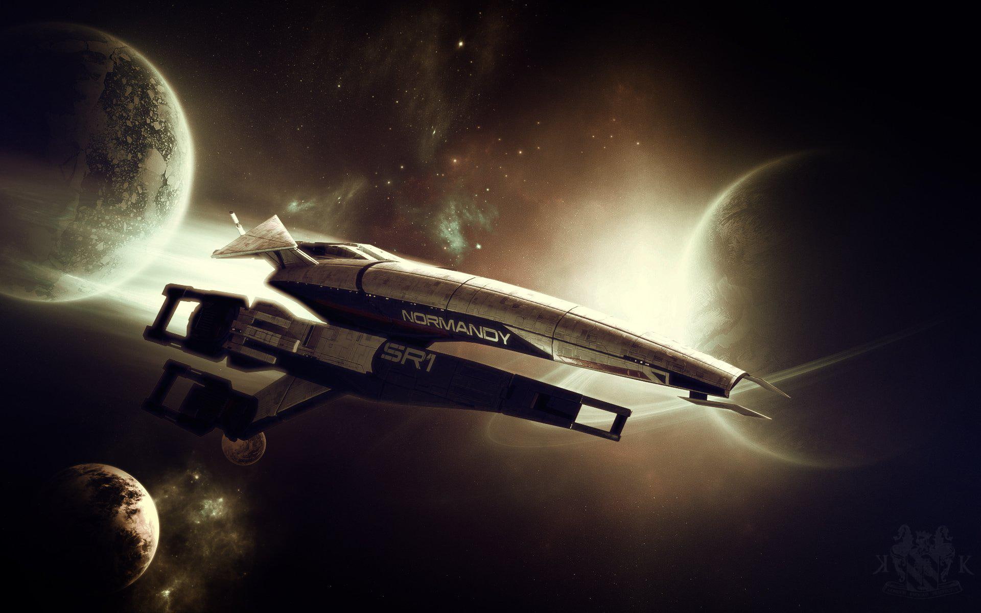 1080P, science, resolution, planets, fiction, outer, spaceships, normandy, space, wide, rings, vehicles, stars, HD Wallpaper