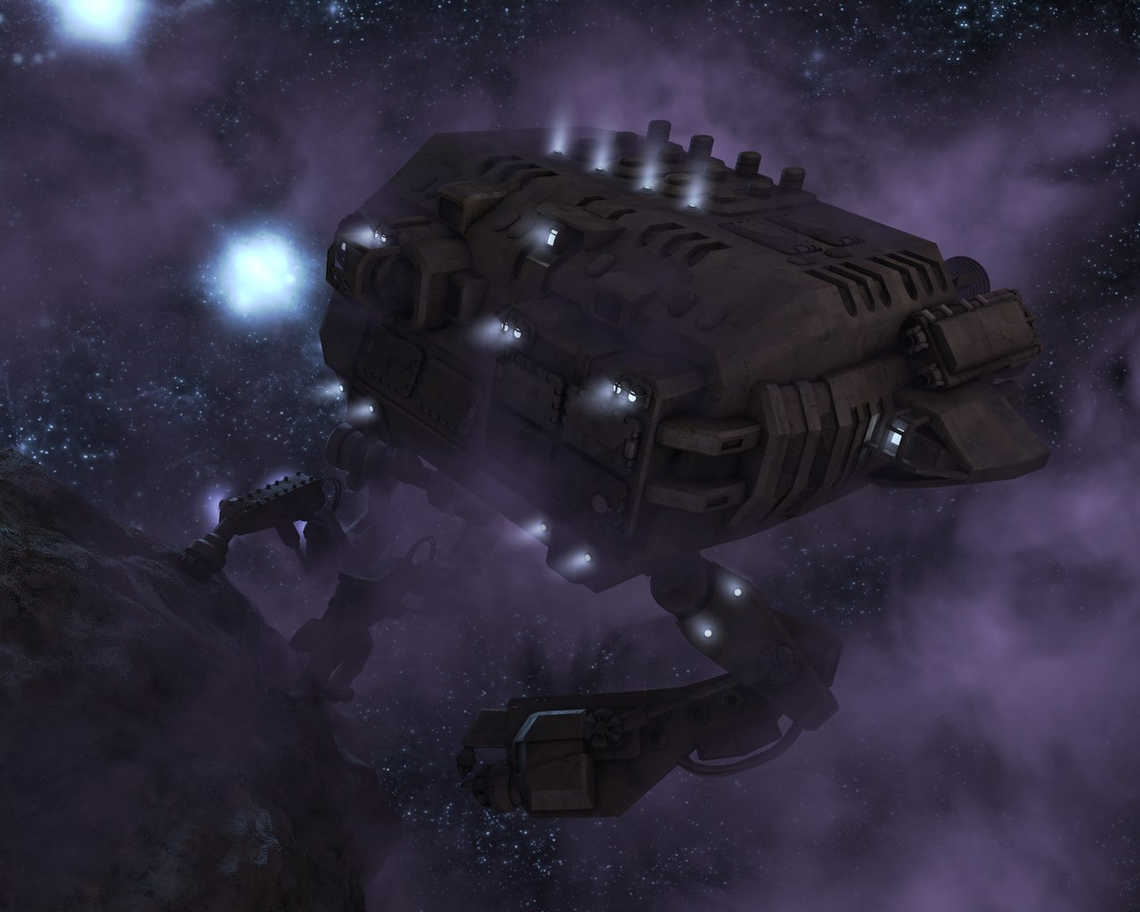 night, technology, no people, robot, homeworld, human representation, sky, representation, purple, communication, high angle view, nature, fantasy, space, HD Wallpaper