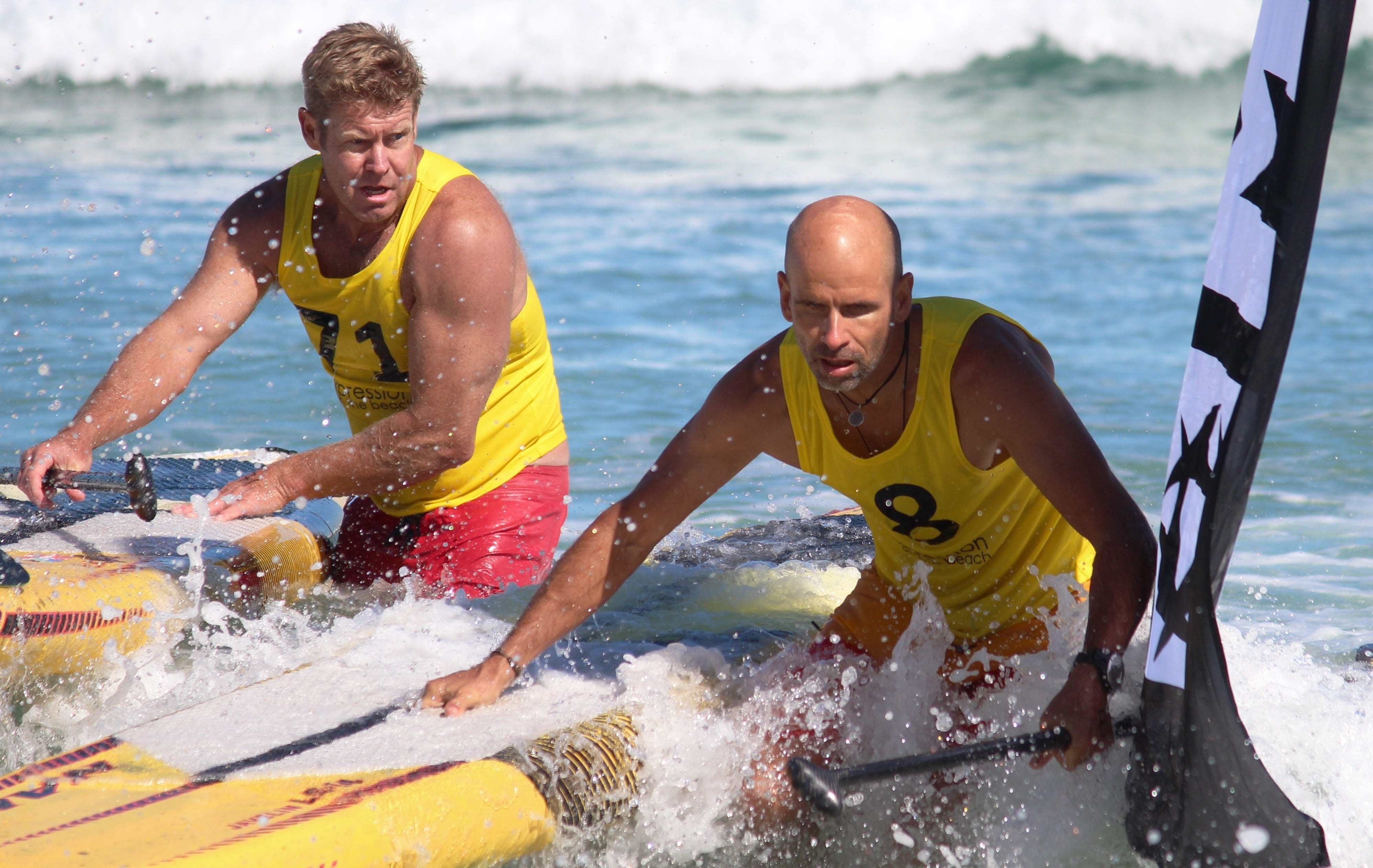 men, play, challenge, fun, water, sport, males, water sports, motion, teamwork, young adult, 4K, people, leisure activity, togetherness, effort, beach, HD Wallpaper