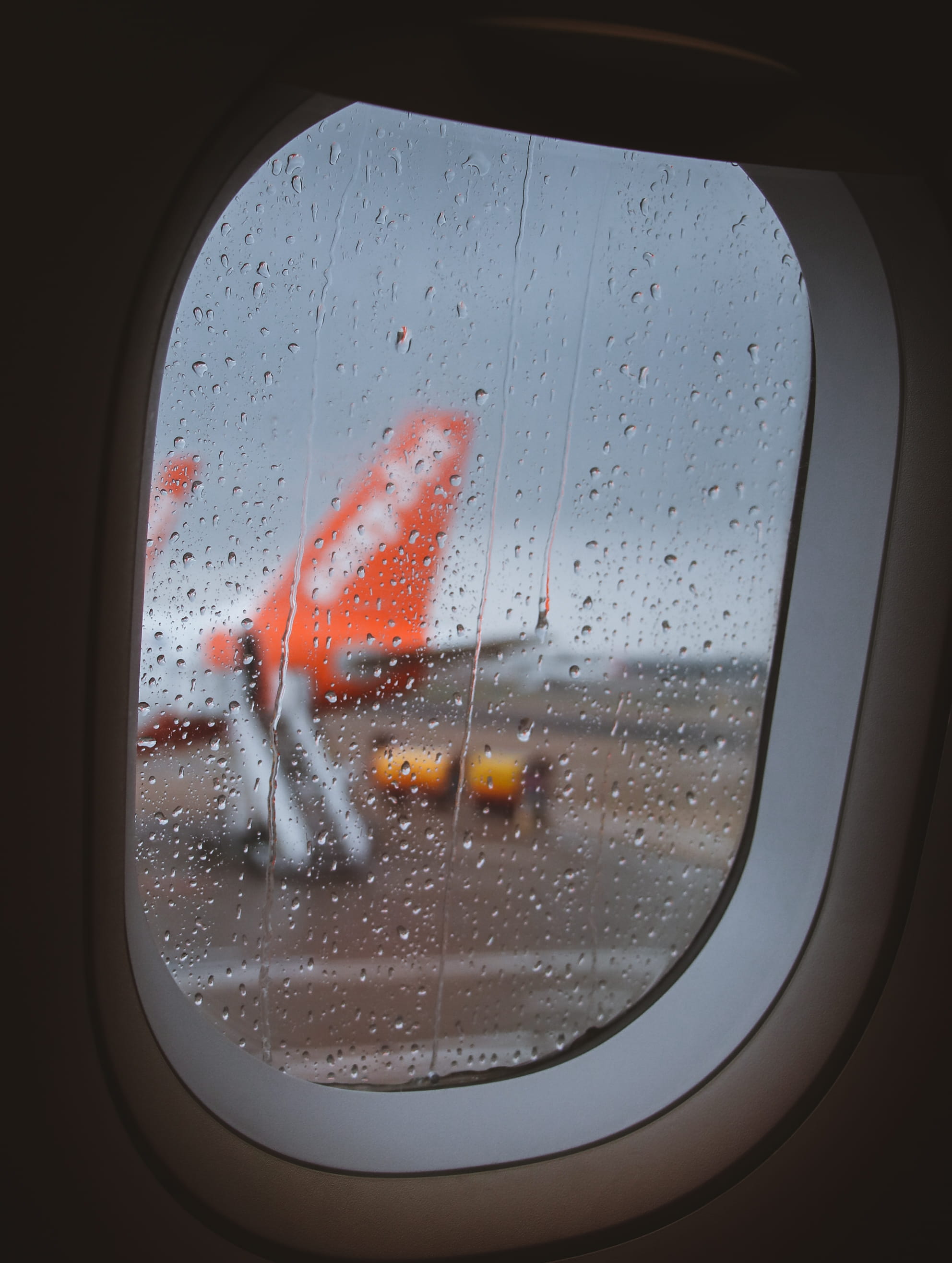 day, strorm, vehicle interior, light, moody, land vehicle, flare, hublot, aeroport, rainy season, water, rainy, no people, transportation, wet, nature, Phone HD Wallpaper