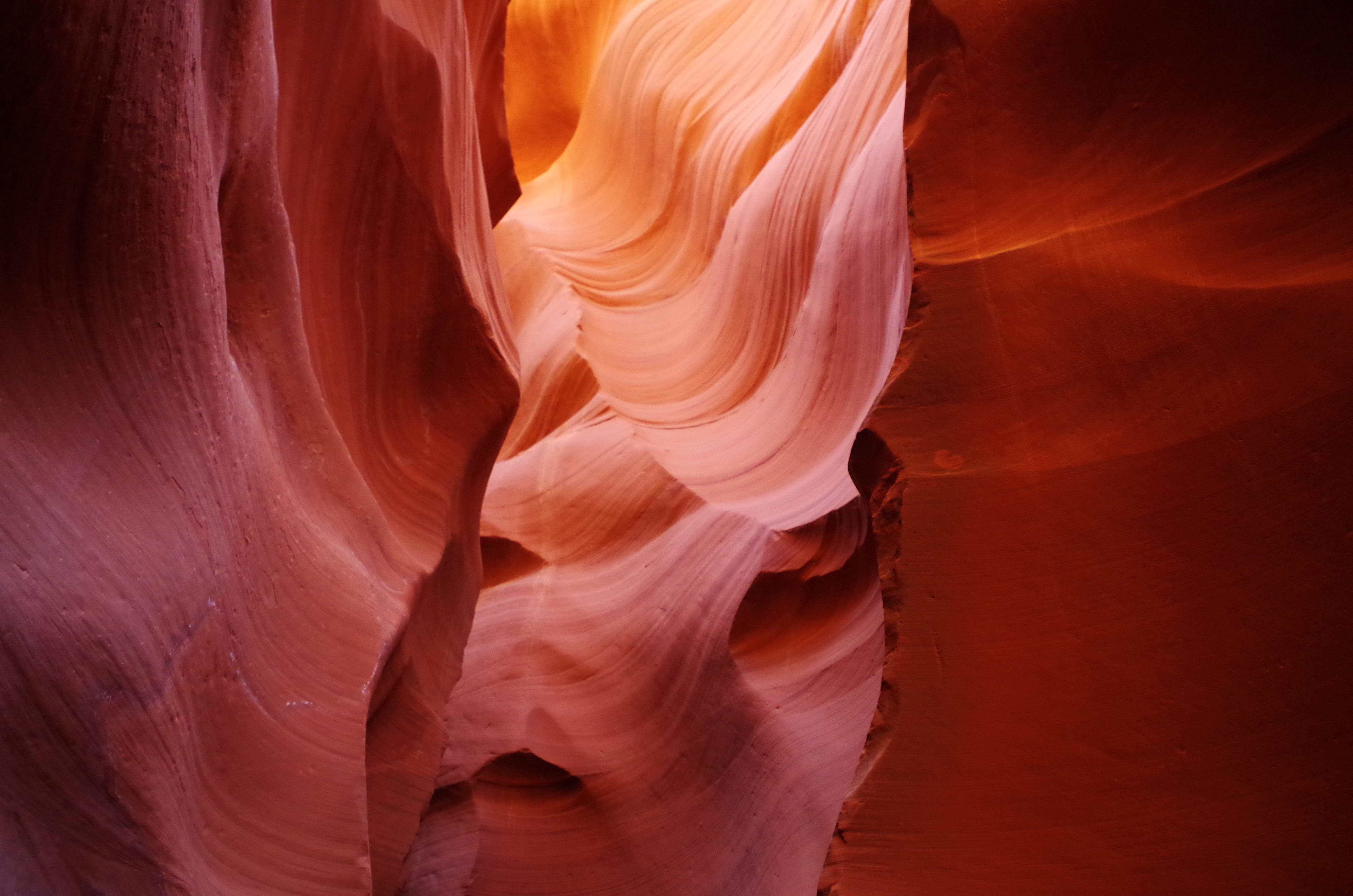 rock formation, geology, natural pattern, antelope canyon, abstract, travel, textured, orage, valley, rock - object, light, tranquility, beauty in nature, HD Wallpaper