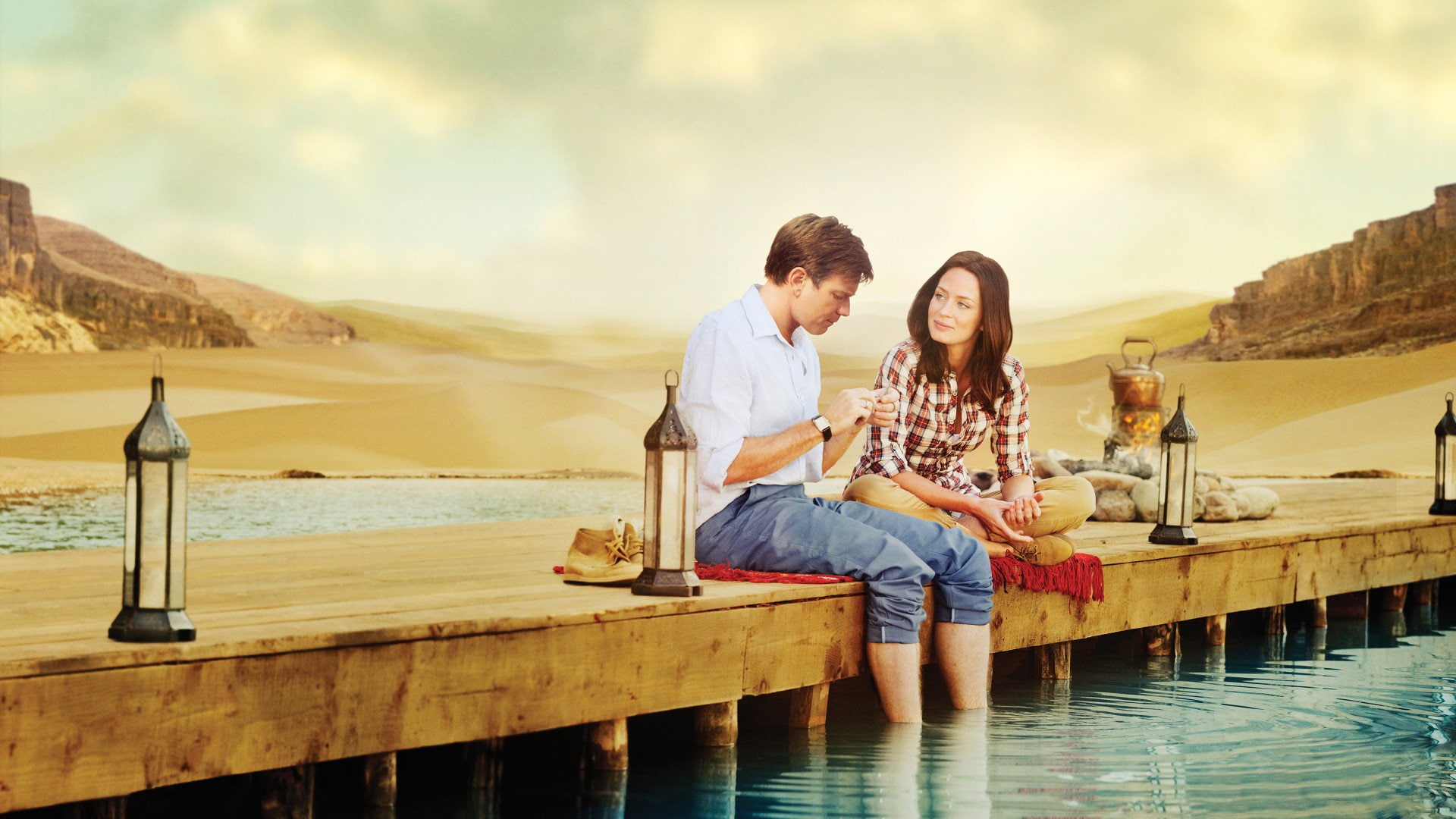 Movie, Emily Blunt, Salmon Fishing in the Yemen, Ewan McGregor, 1080P, HD Wallpaper