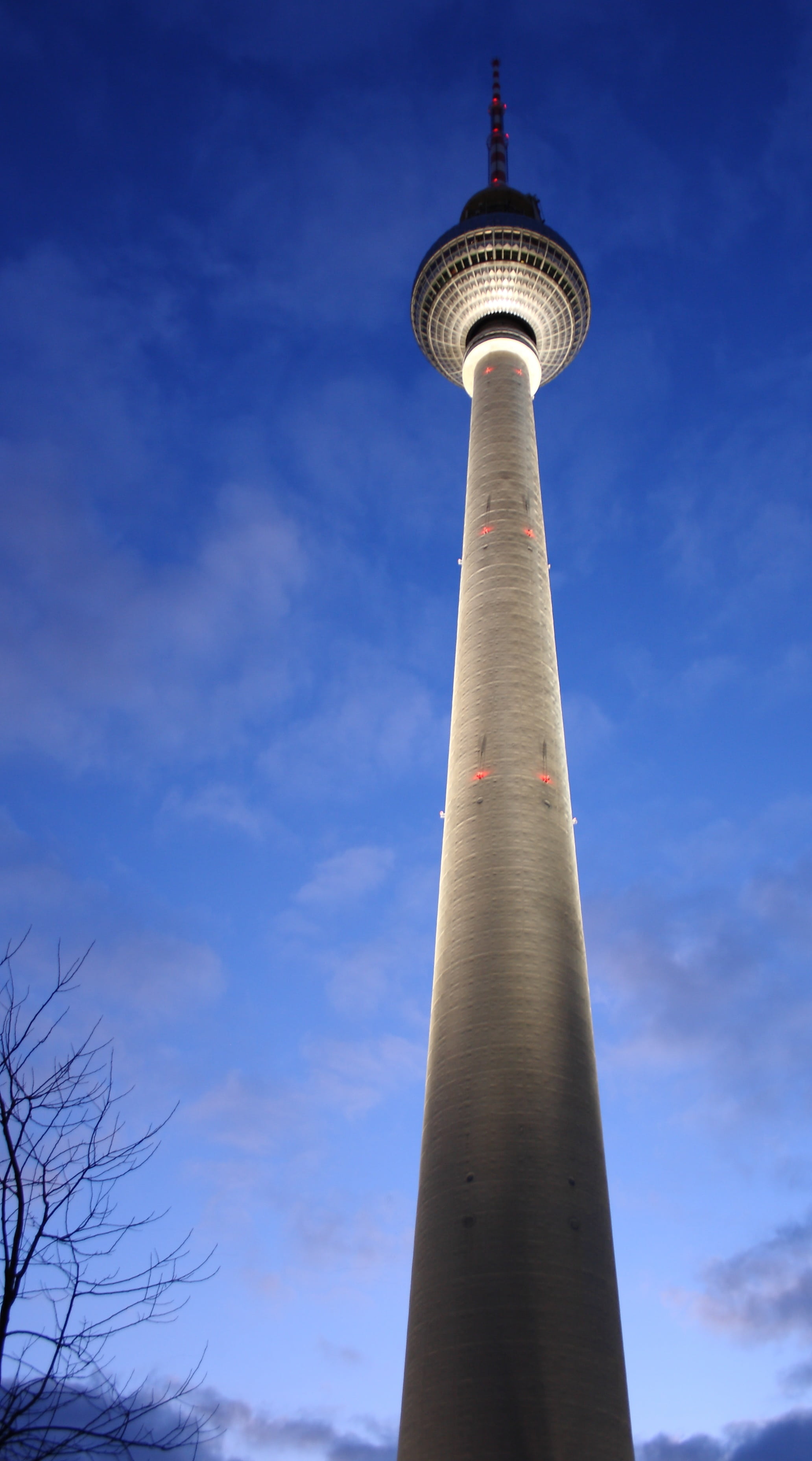 famous Place, architecture, berlin, city, germany, building, tourism, tower, outdoors, travel destinations, travel, sphere, low angle view, technology, Phone HD Wallpaper