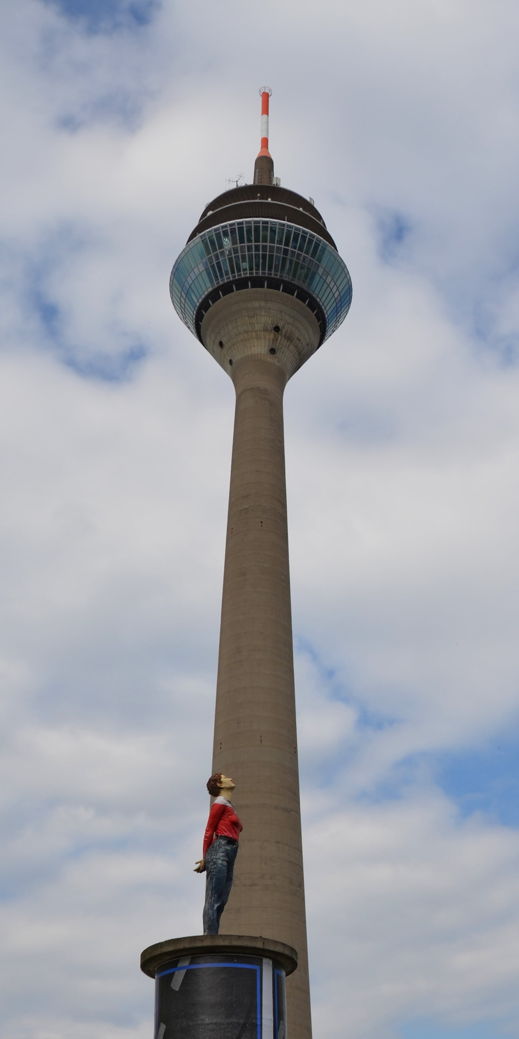 travel destinations, nature, famous Place, communications Tower, day, düsseldorf, tourism, no people, 2K, outdoors, city, television Tower - Berlin, low angle view, Phone HD Wallpaper