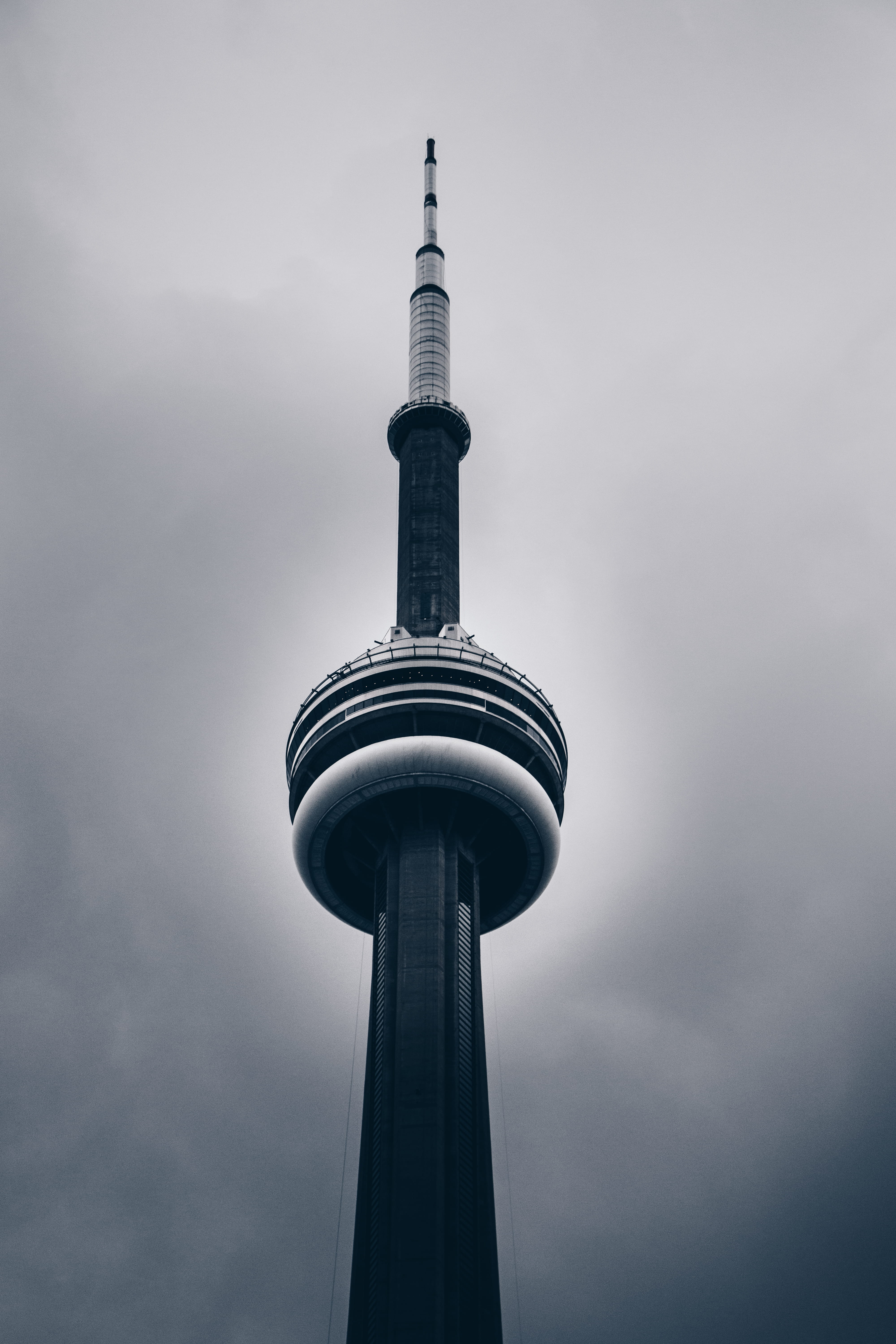 capital Cities, travel, cityscape, city Life, storm, cn, building Exterior, blue, cn tower, city, television Tower - Berlin, minimal, building, cloud - Sky, Phone HD Wallpaper
