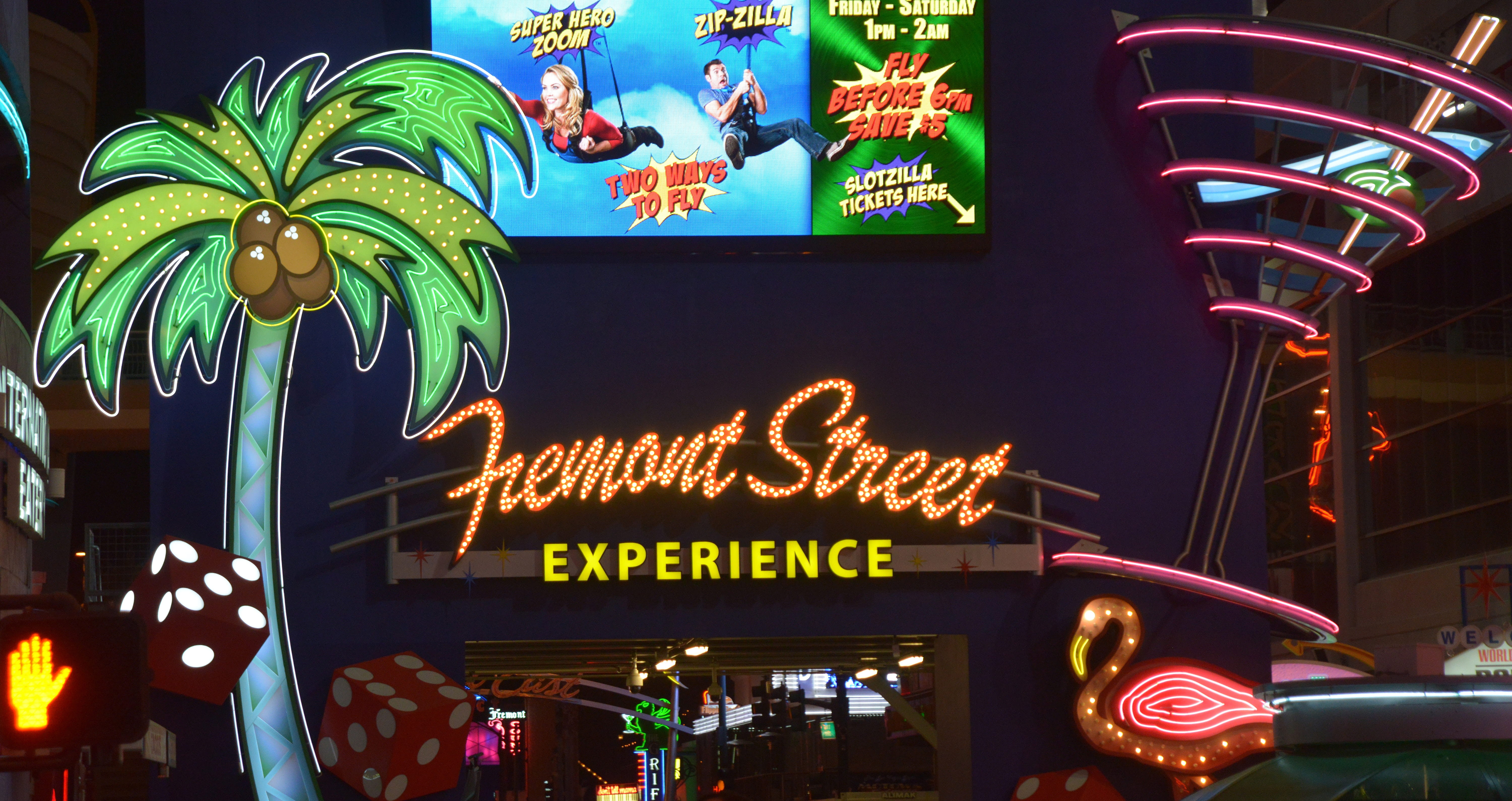 neon, no people, art and craft, lighting equipment, outdoors, night, illuminated, city, western script, creativity, las vegas, communication, architecture, HD Wallpaper