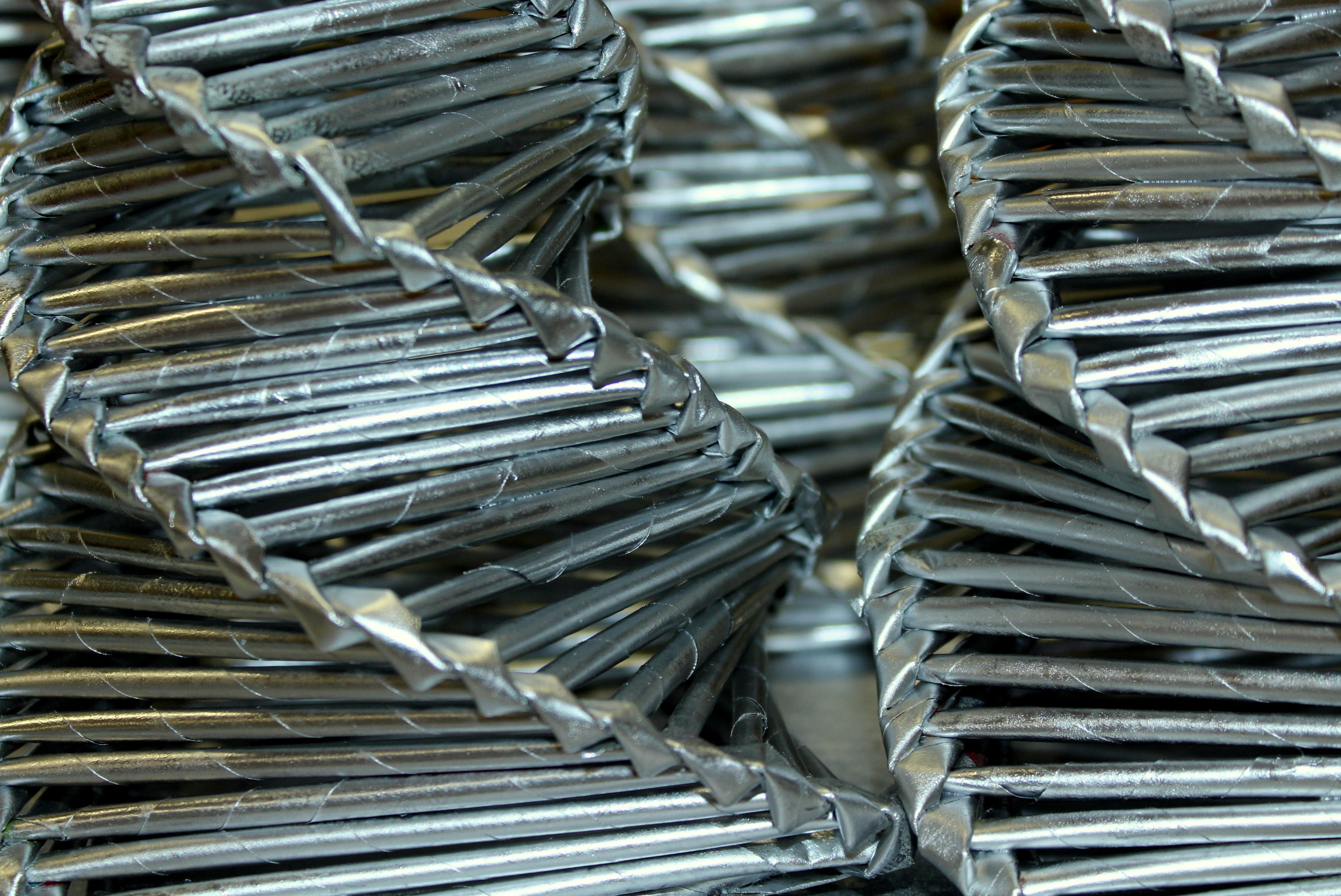 texture, stack, gray, steel, selective focus, abundance, metal, no people, arrangement, full frame, the structure of the, paper, indoors, backgrounds, in a row, HD Wallpaper