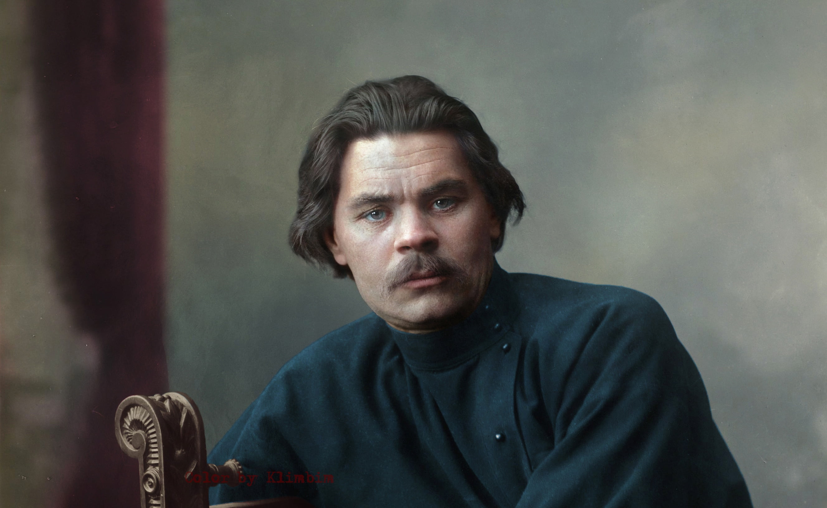 men, casual clothing, confidence, hairstyle, mature men, mid adult, males, looking at camera, one person, indoors, headshot, adult, 2K, front view, Maxim Gorky, HD Wallpaper
