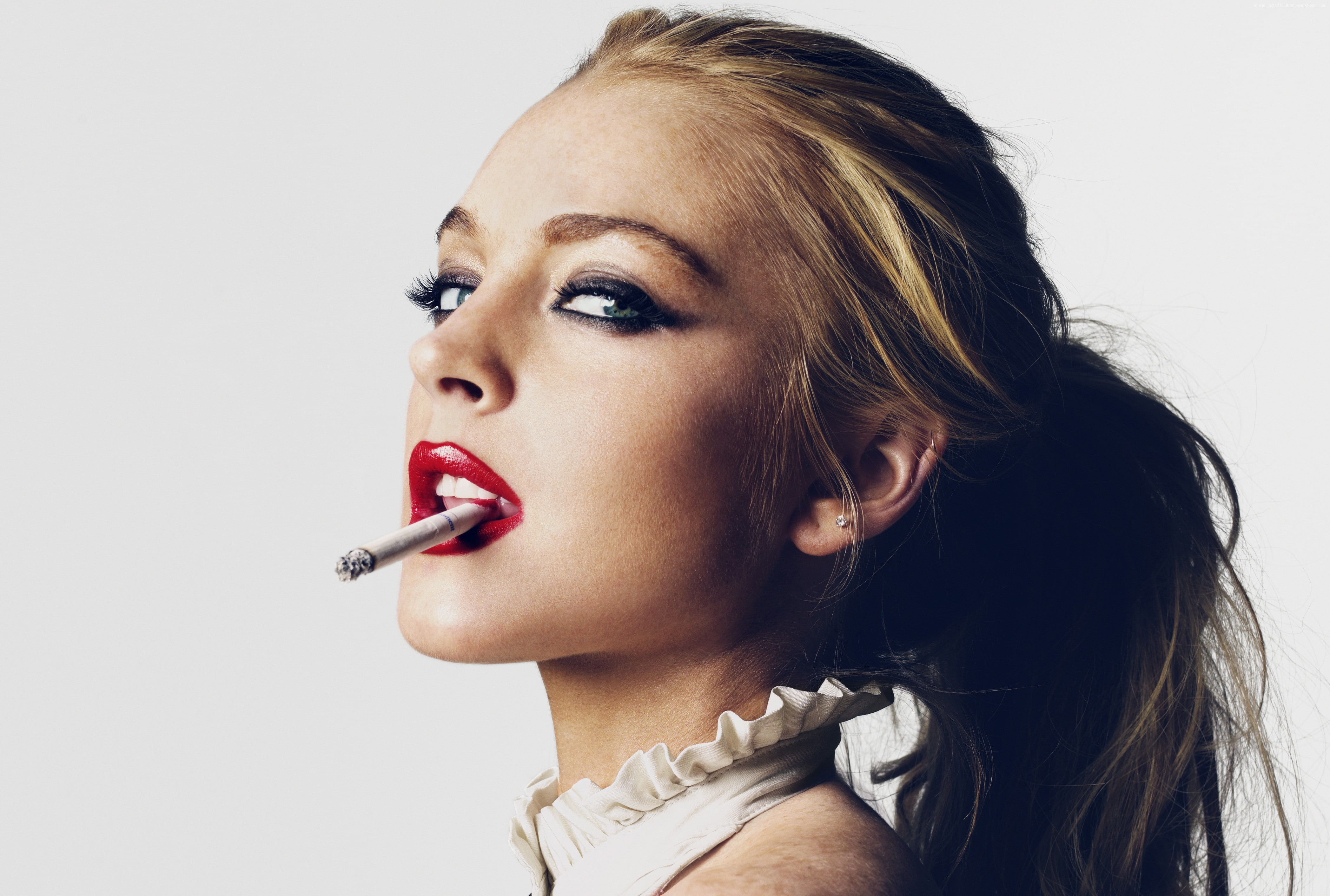 Most Popular Celebs, Lindsay Lohan, 4K, singer, model, actress, HD Wallpaper