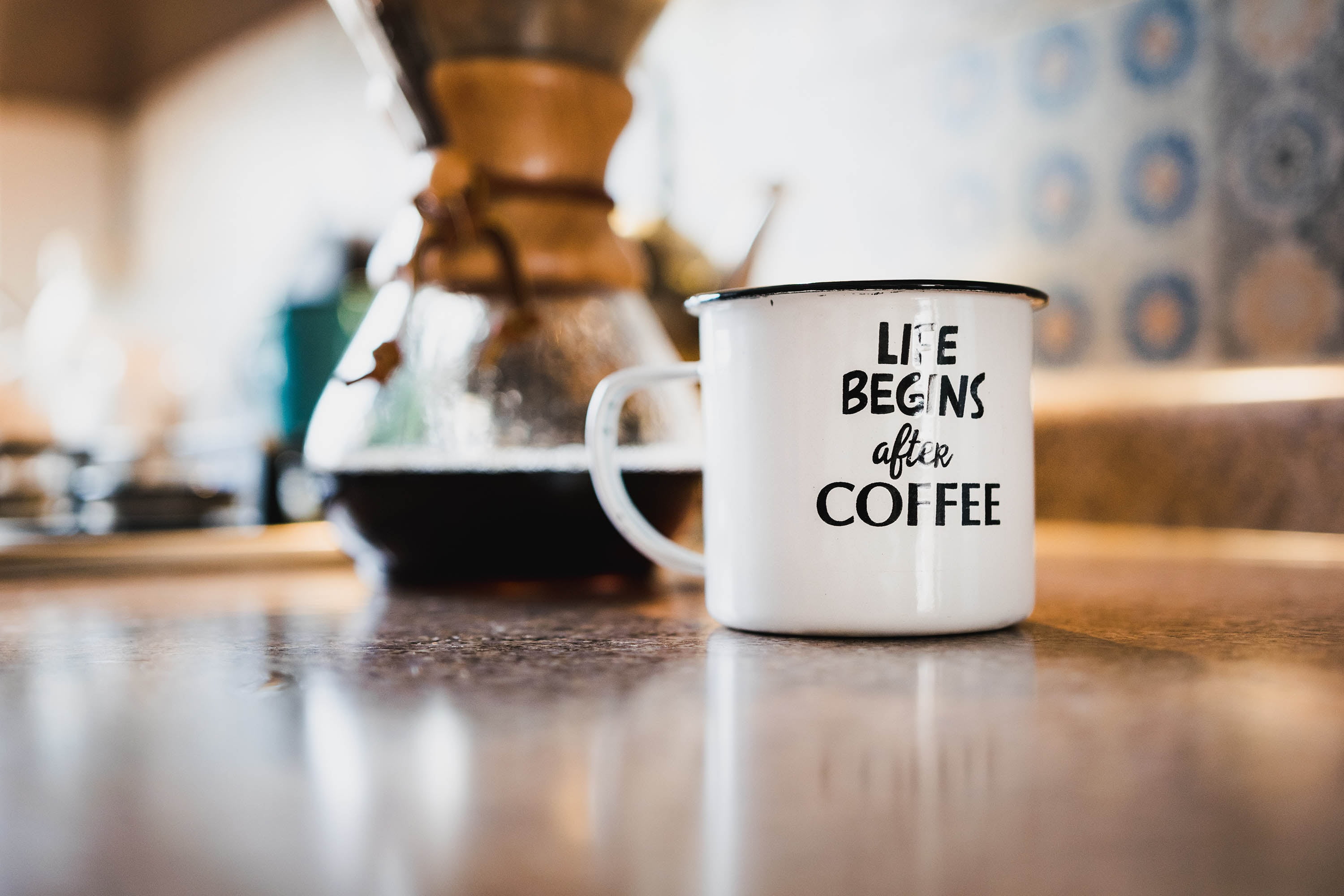 mug, coffee maker, 2K, Bruno Cervera, HD Wallpaper